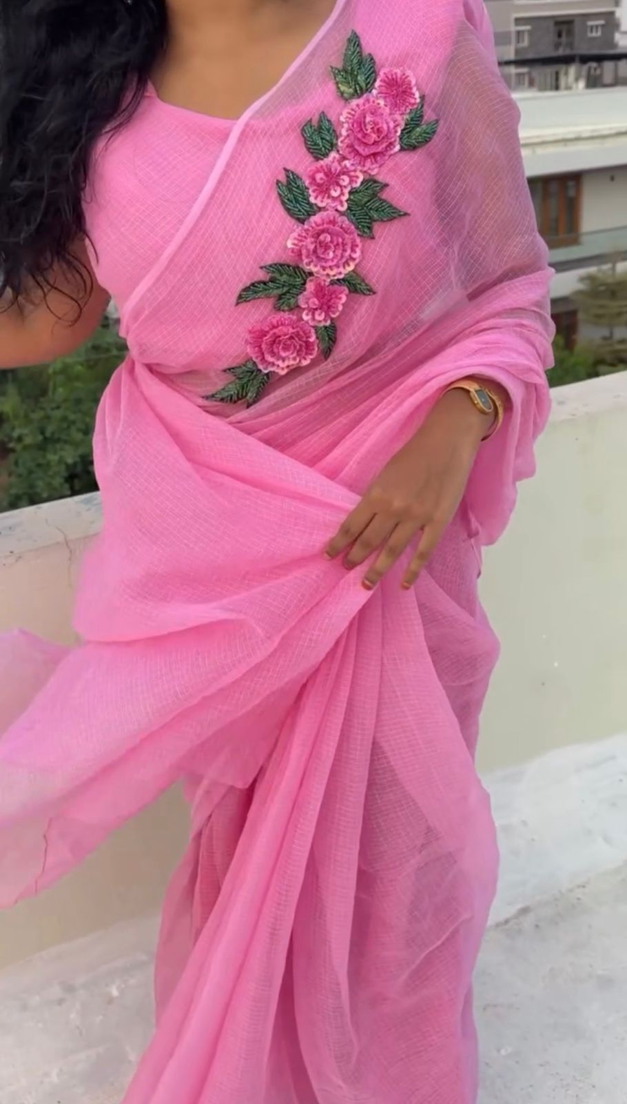 Premium Kota Doriya Sarees with work