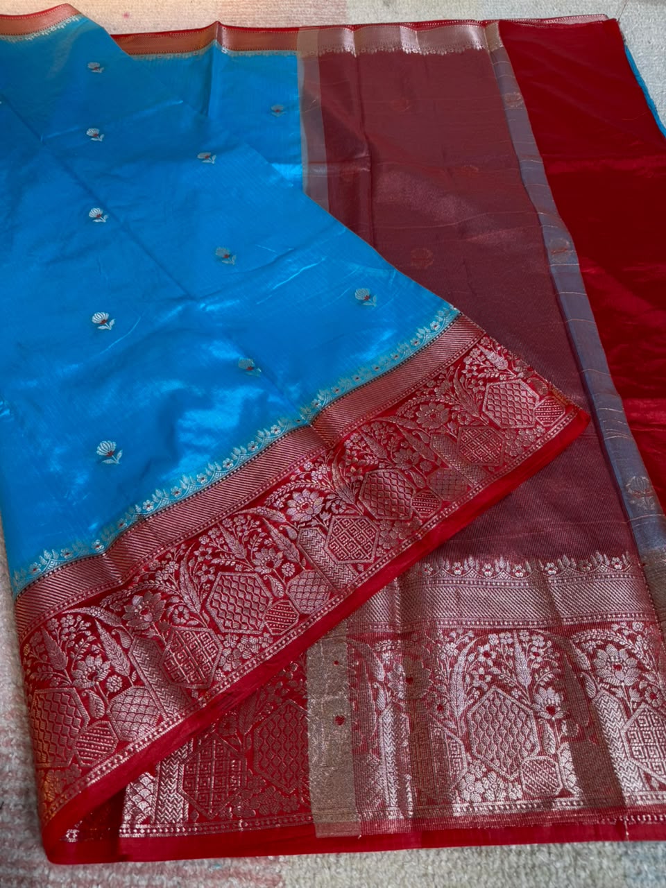 Banarasi Green Mango Sarees