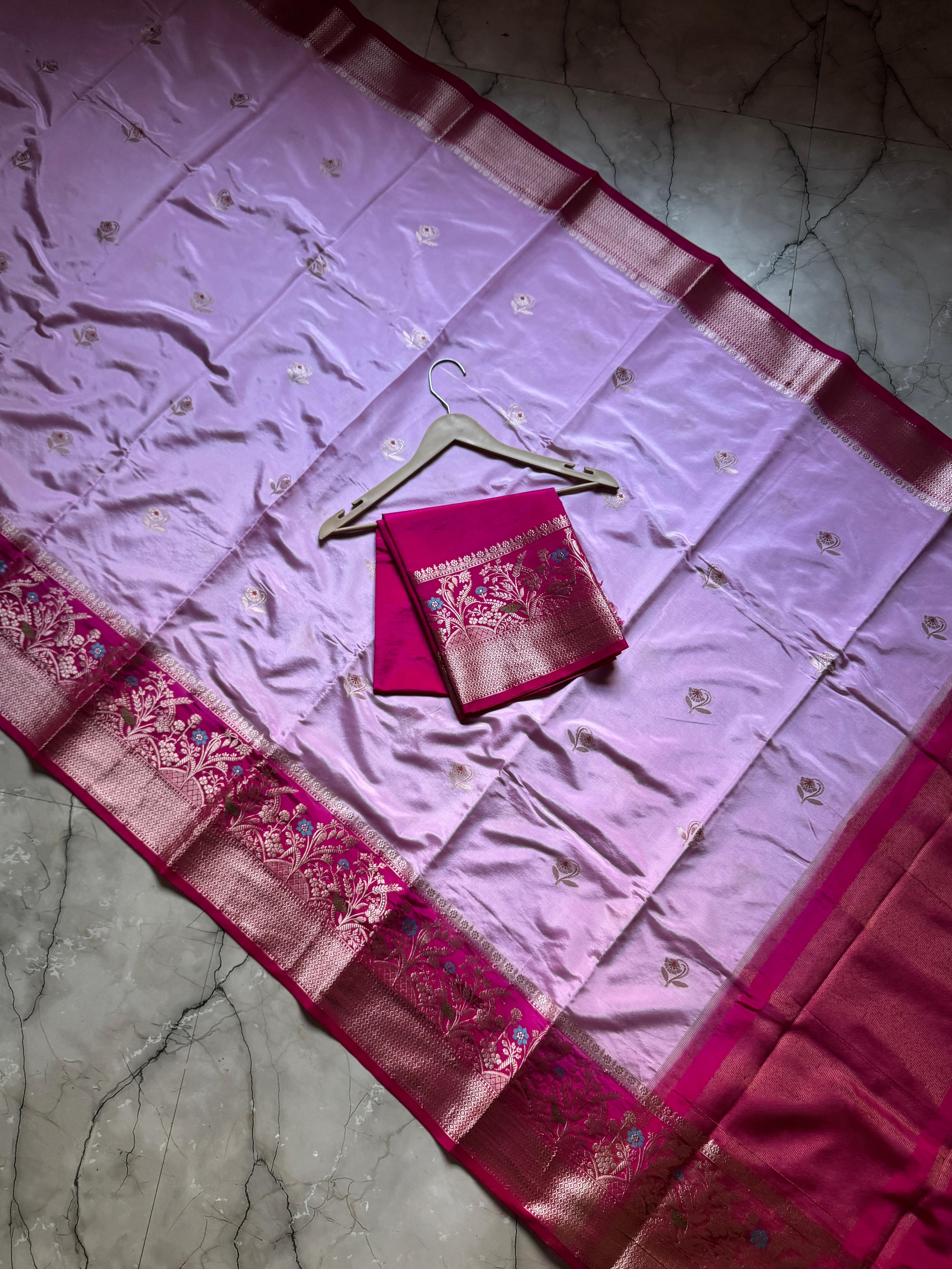 Banarasi Semi Katan Soft Silk Sarees
