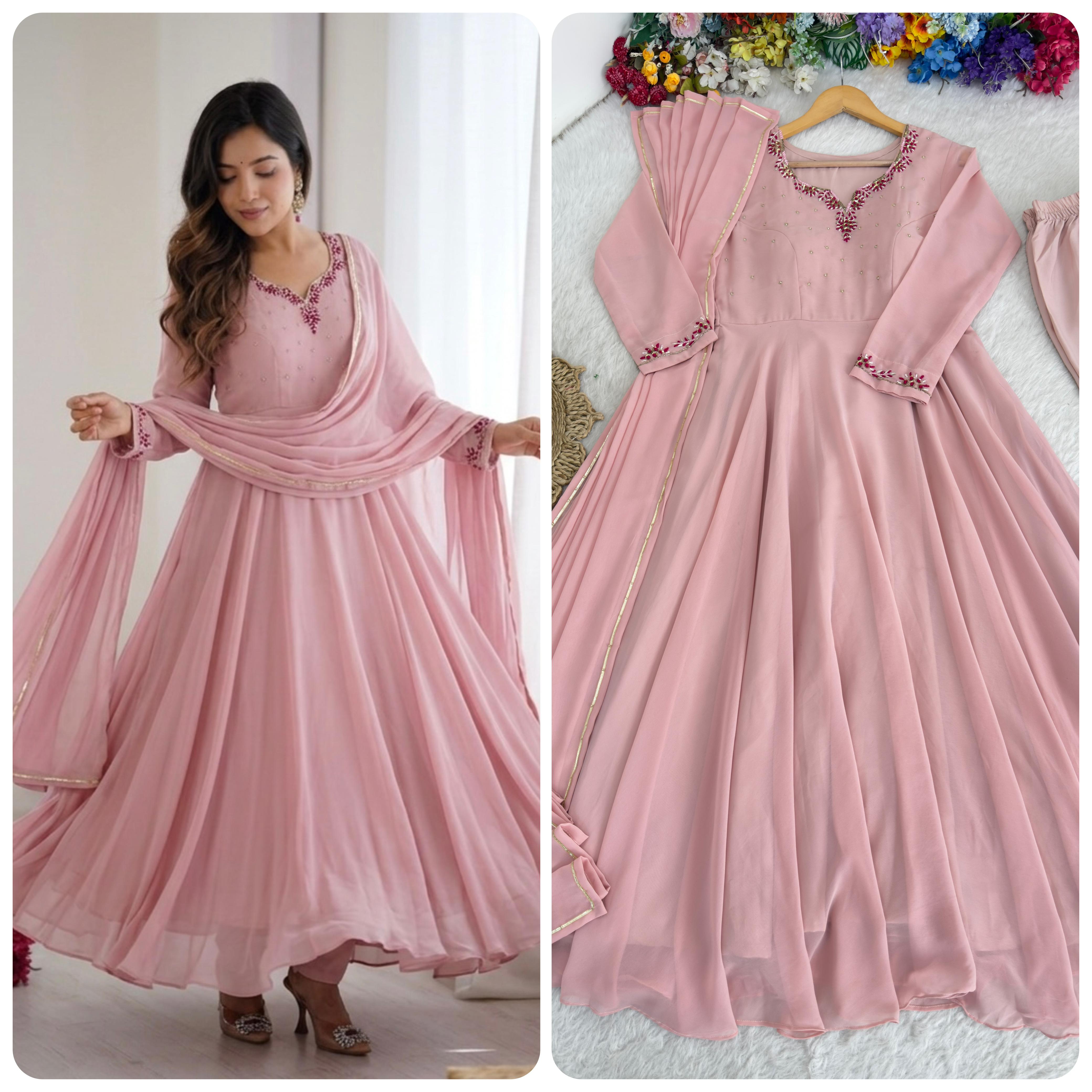 Georgette Anarkali Dress
