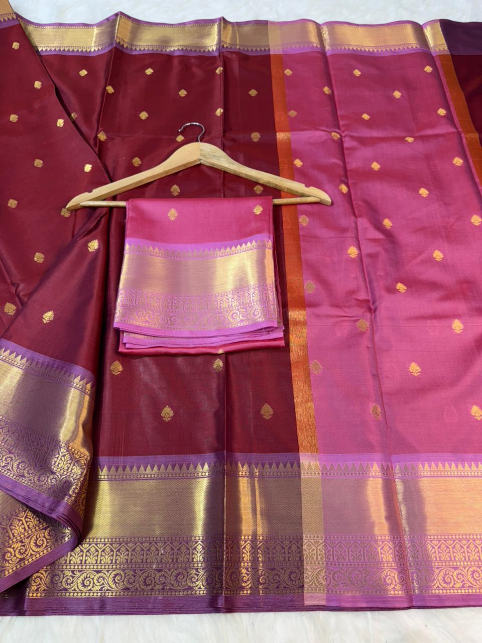 Soft & Shine Premium Banarasi Soft Katan Silk Saree