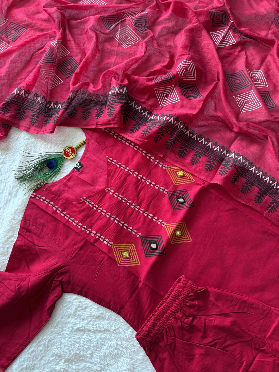 New Designers Kurti Pent Duppata Set