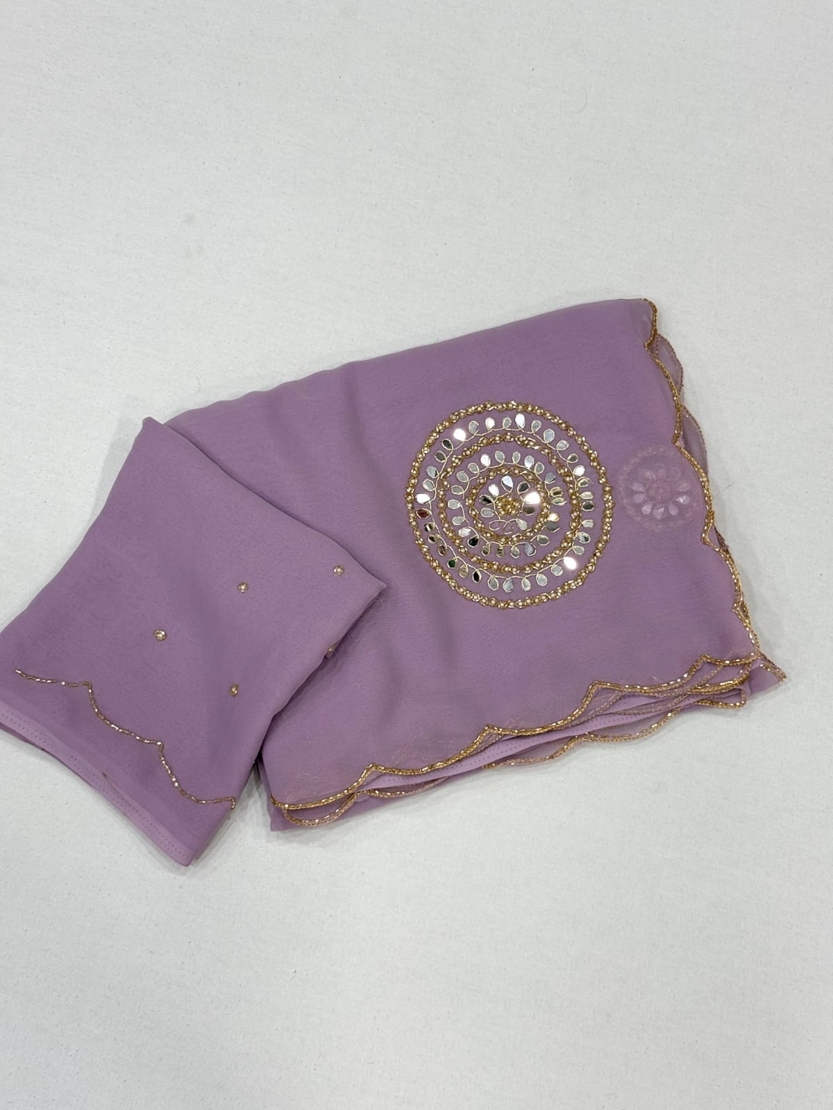 Georgette Handwork Sarees