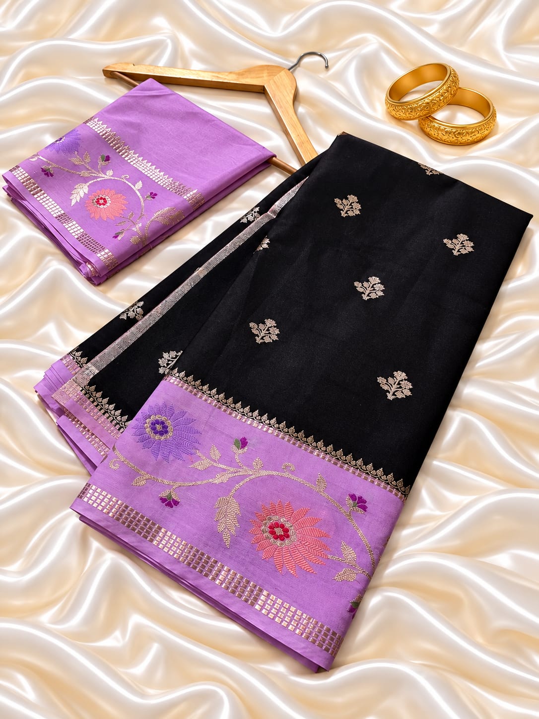 Premium Banarasi Katan Silk Soft Fab Sarees 