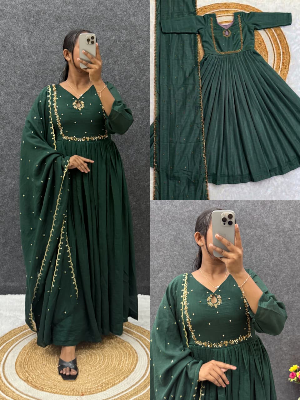 Designer Anarkali with Dupatta