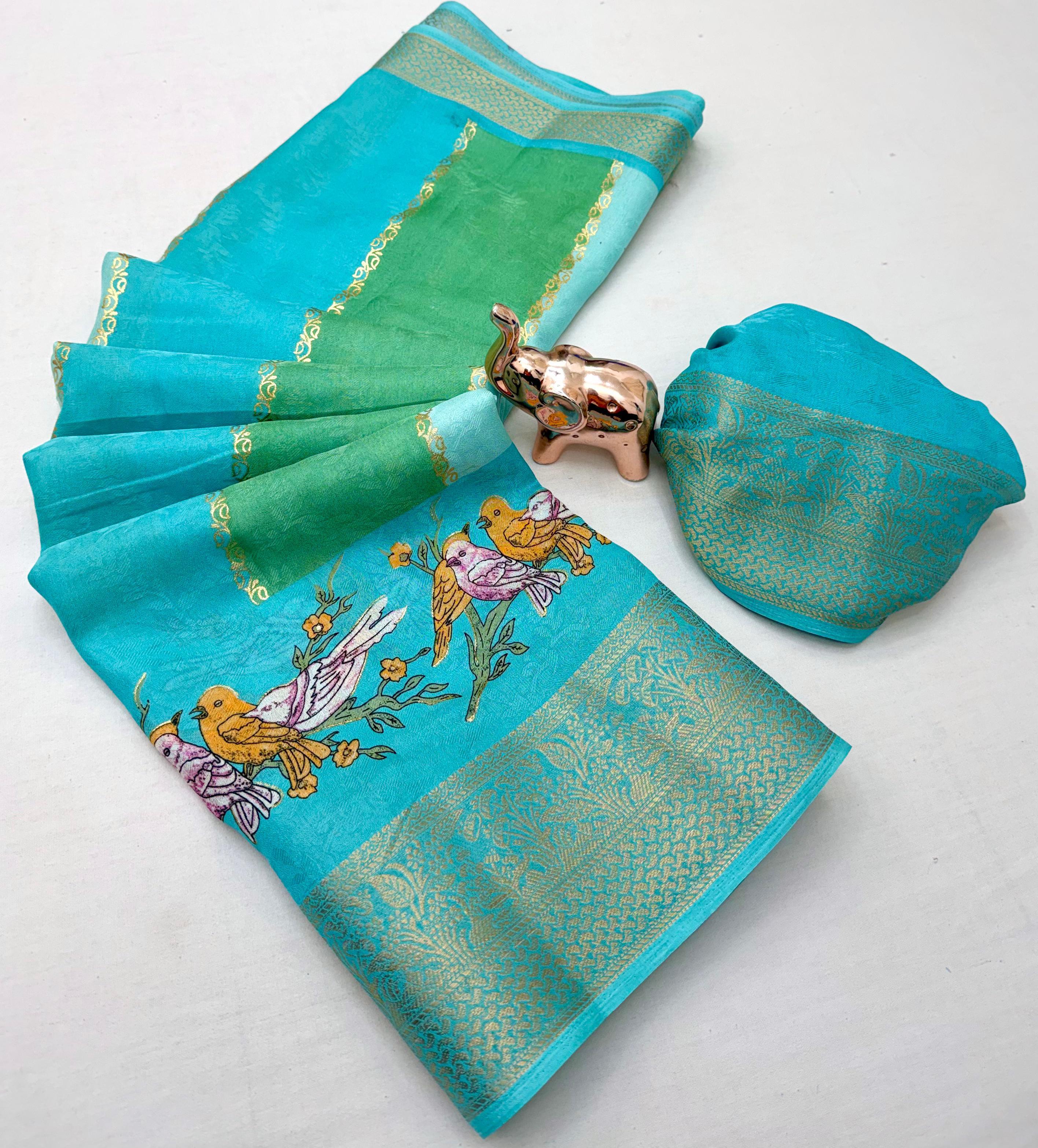 Beautiful Banarasi Georgette Sarees