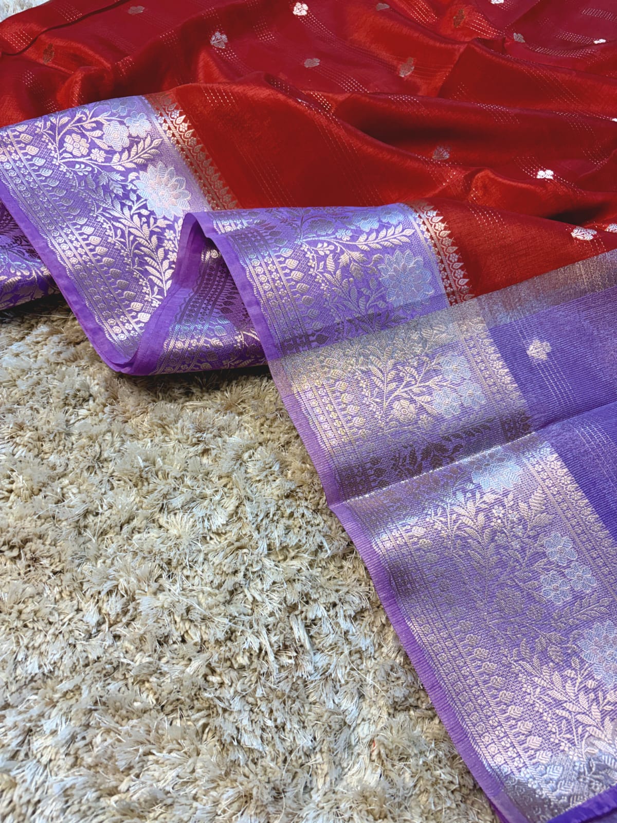 Banarasi Viscose Soft Silk Saree