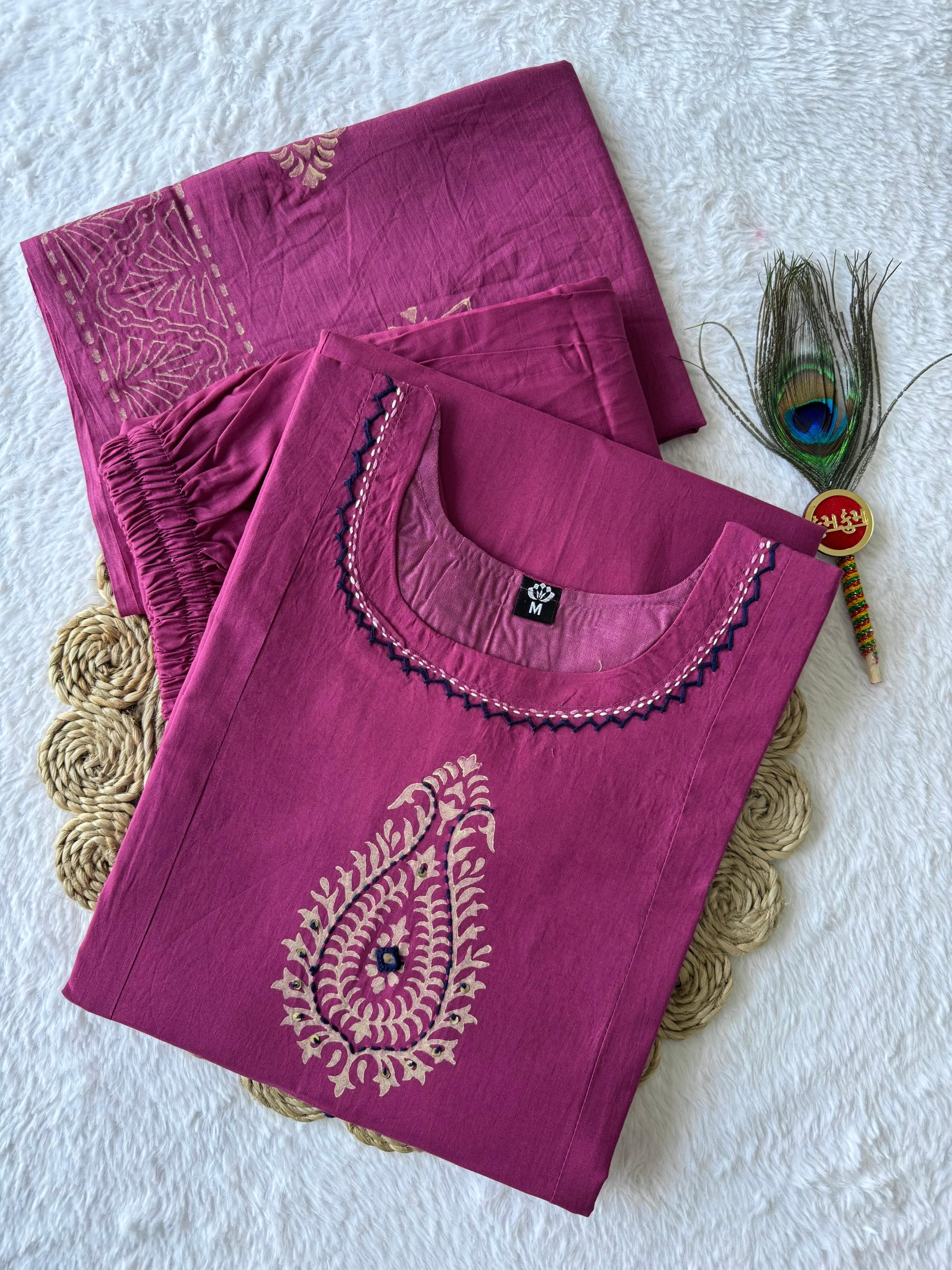 Pure Mul cotton 3pc set