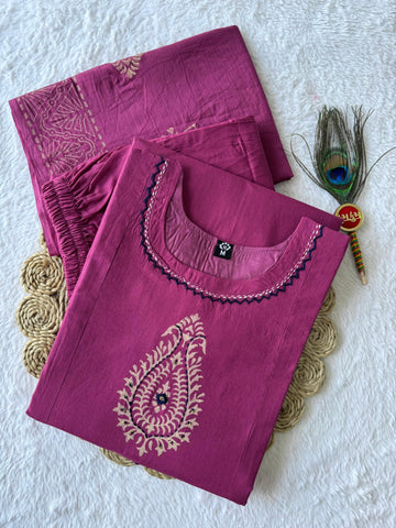 Pure Mul cotton 3pc set