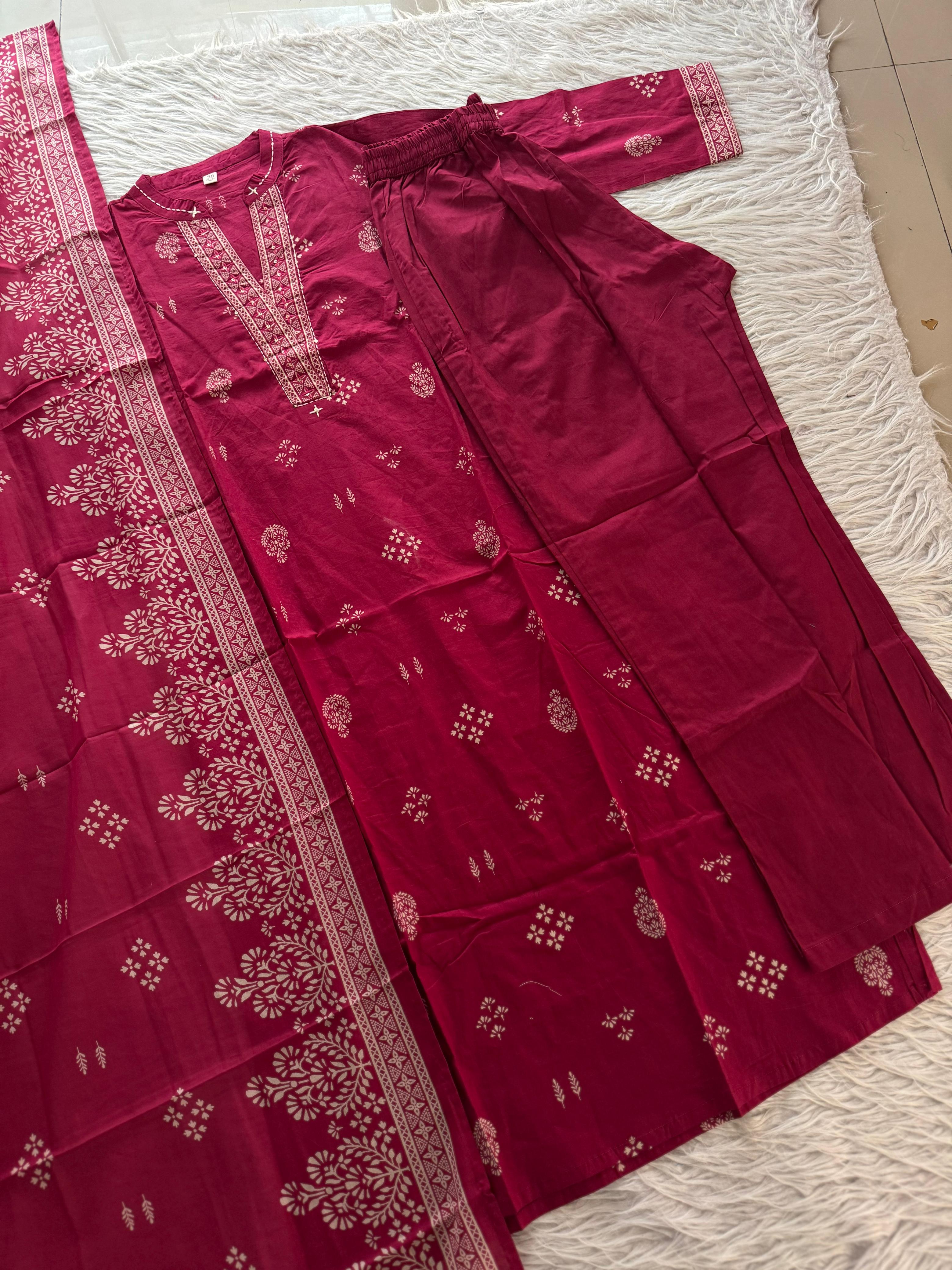 Premium Cotton 3pc sets