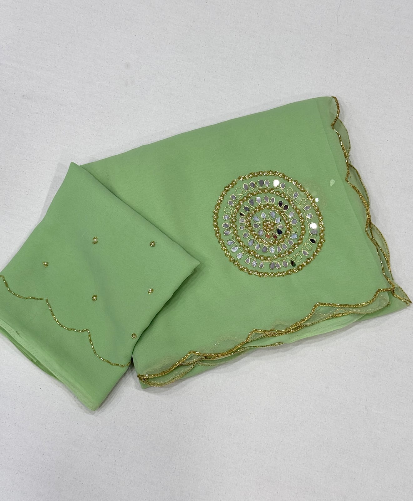 Georgette Handwork Sarees