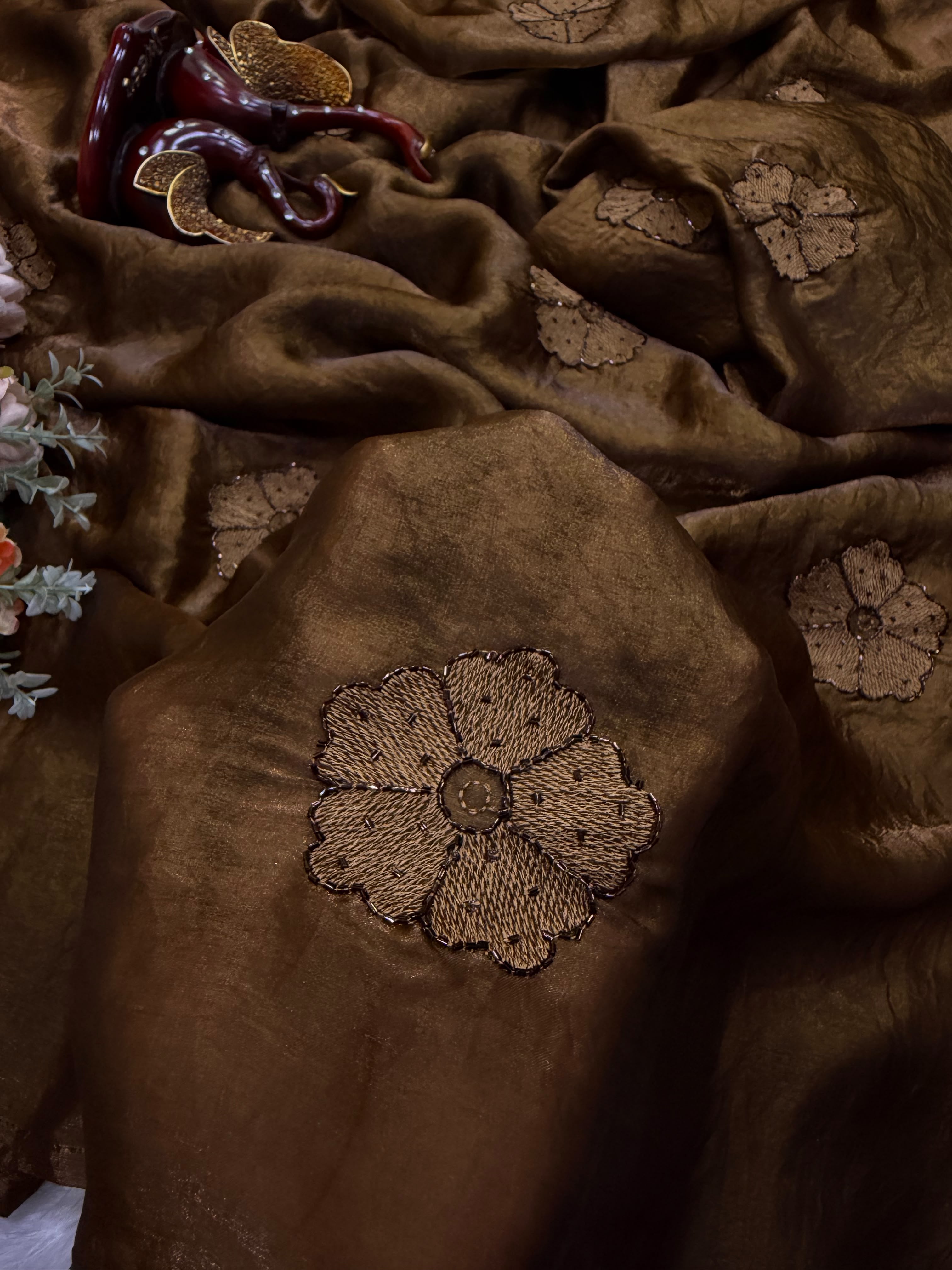 Soft Space Silk Saree with 1 Meter Blouse