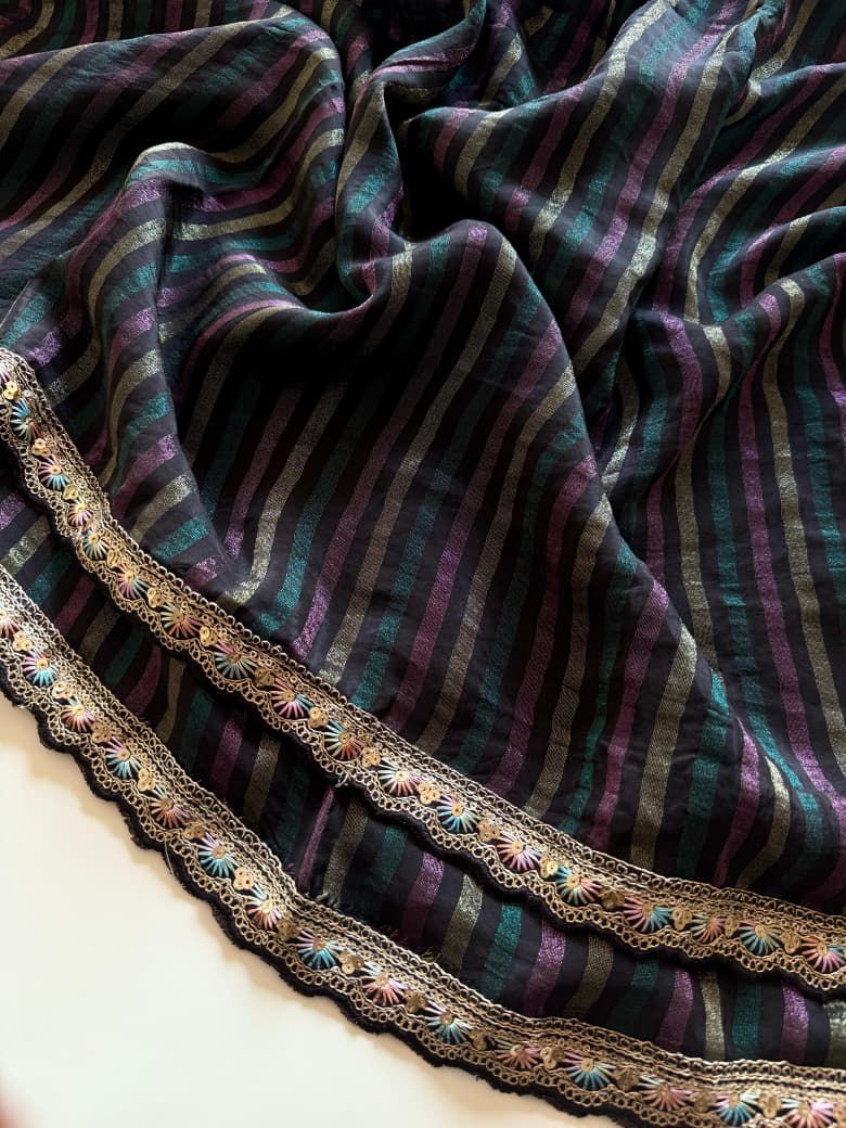 Pure Viscose Georgette Designer Saree with Designer Blouse