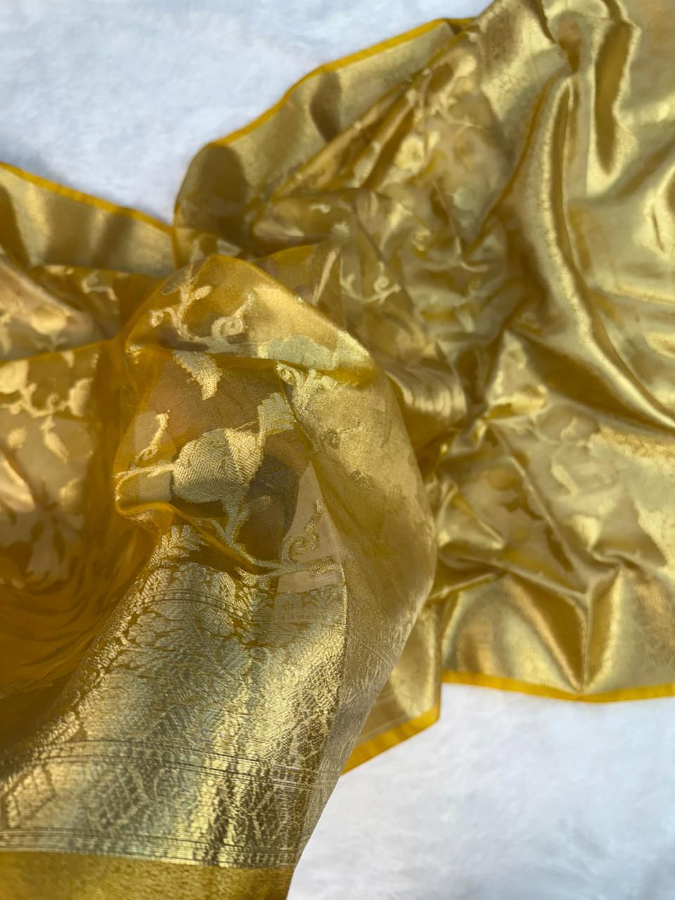Banaras Gold Tissue Silk Saree