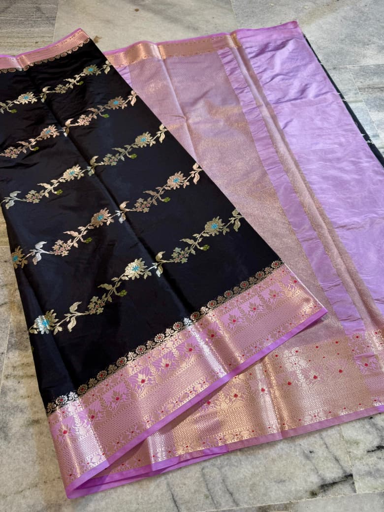 Banarasi Semi Katan Silk Sarees
