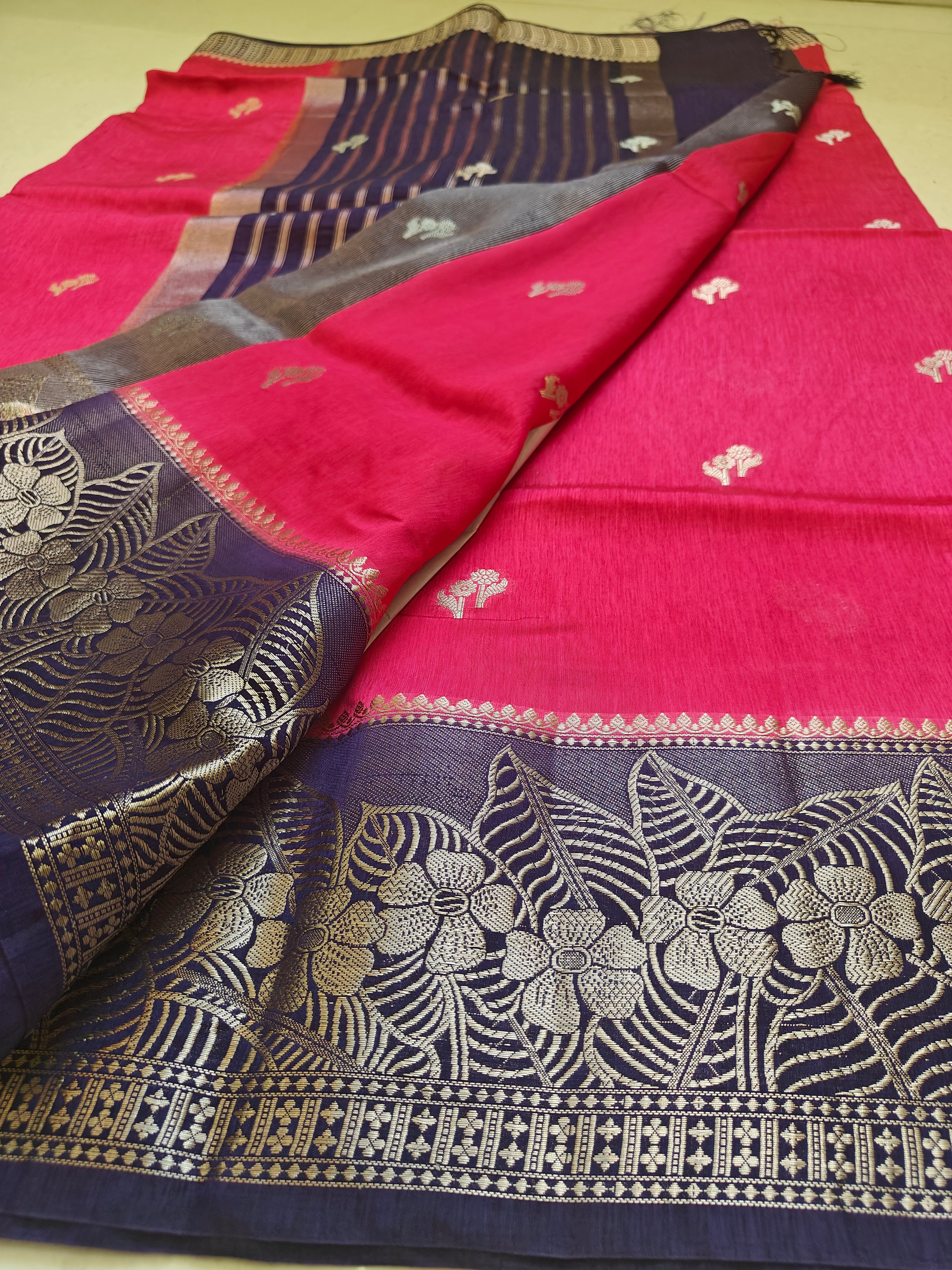 Premium Banarasi Green Mango Sarees