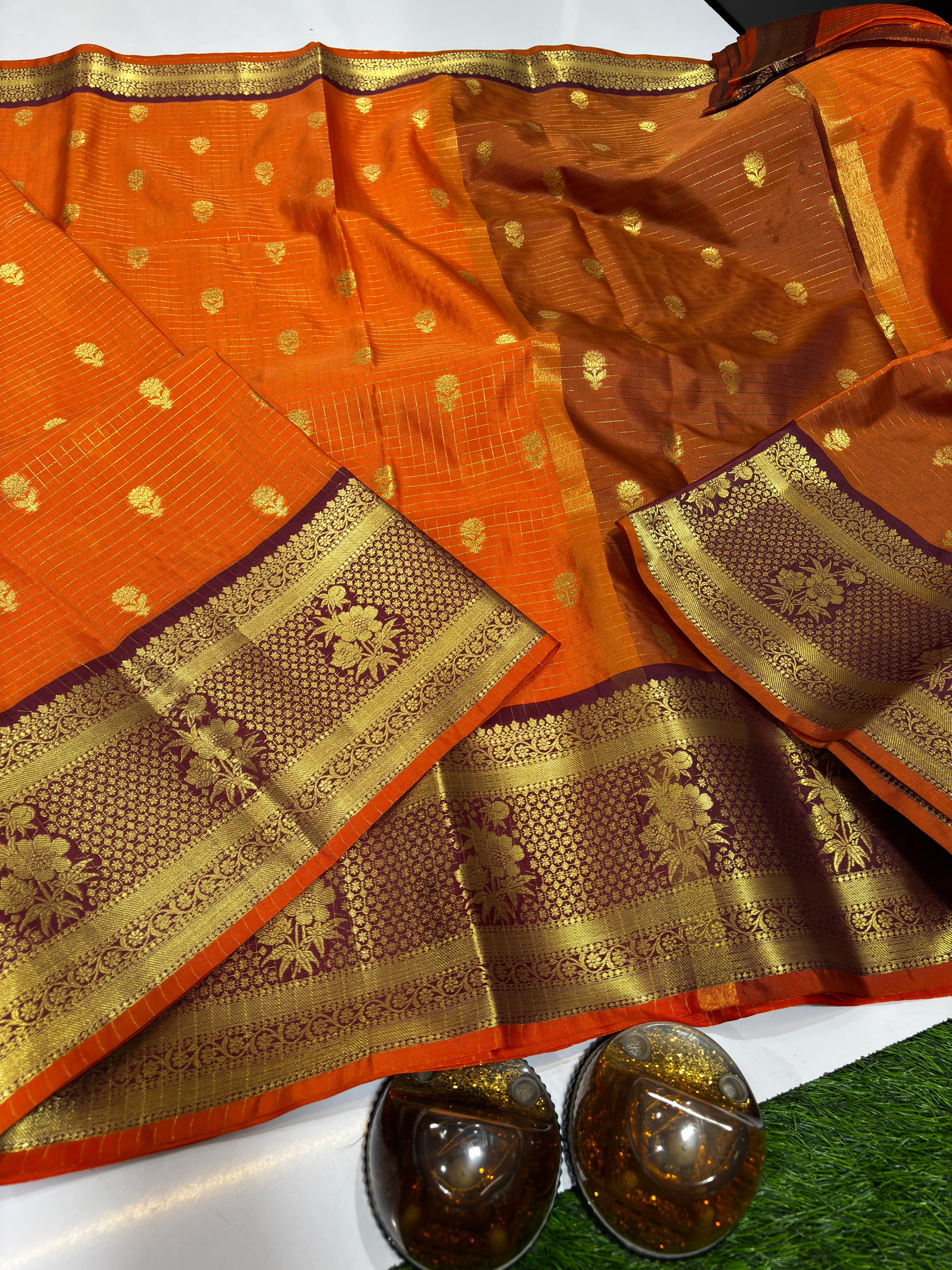 Soft Banarasi Semi Katan Silk Saree