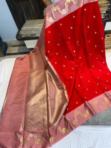 Premium Banarasi Raw Mango Sarees