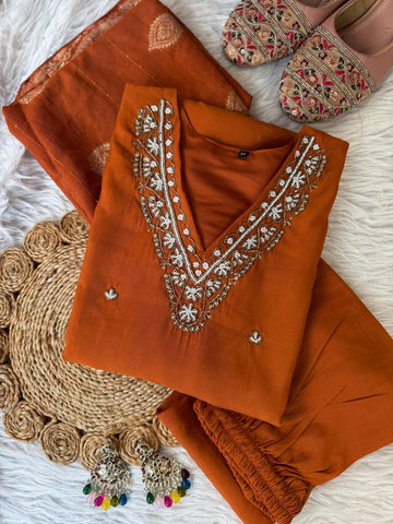Premium Designer Kurti Set