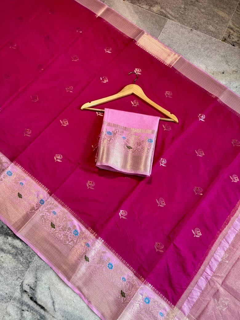 Banarasi Soft Dupion Silk Sarees