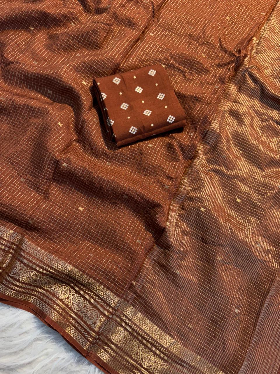 Pure Viscose Chinnon Sarees