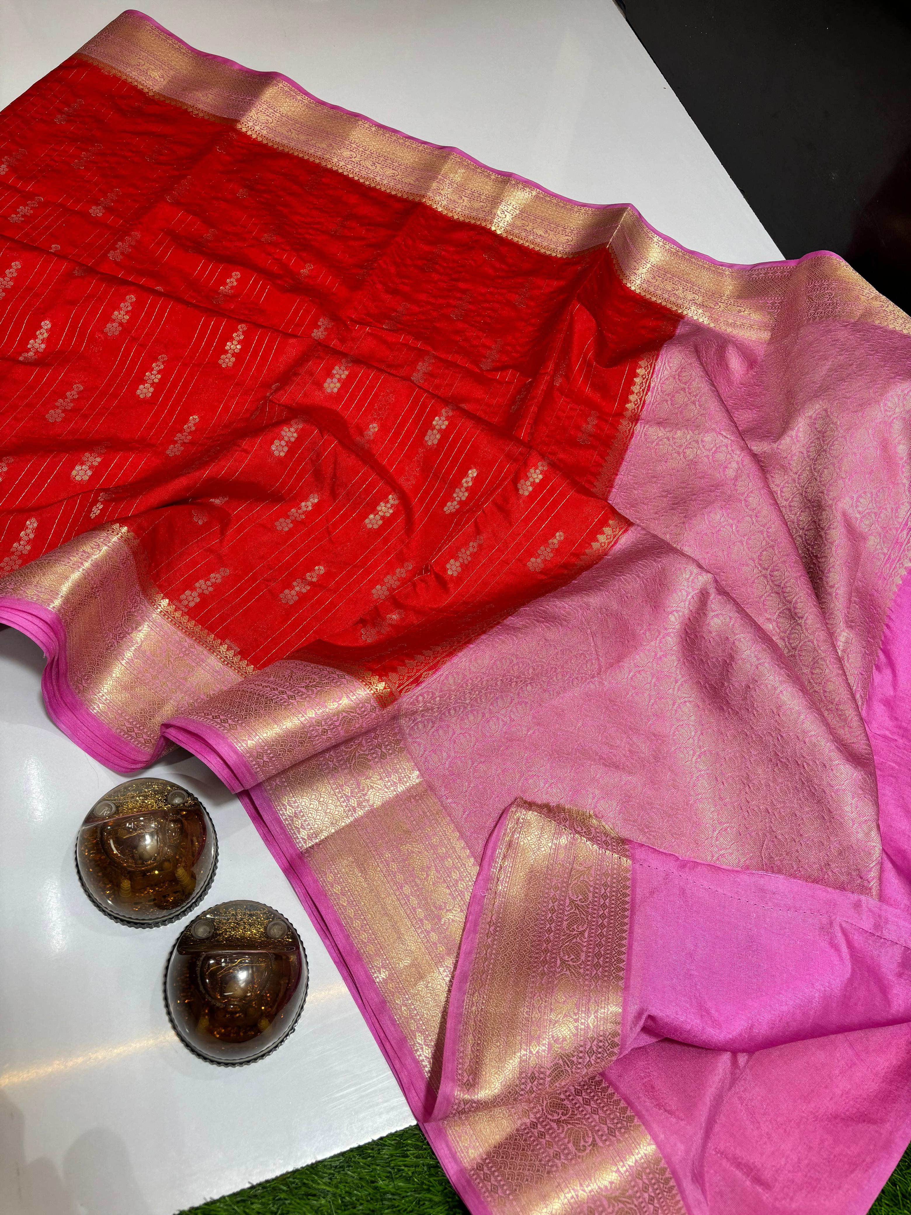Banarasi Chiniya Soft Silk Saree