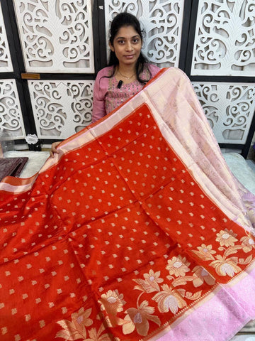 Premium Banarasi Dyble Dupion Soft Silk Sarees