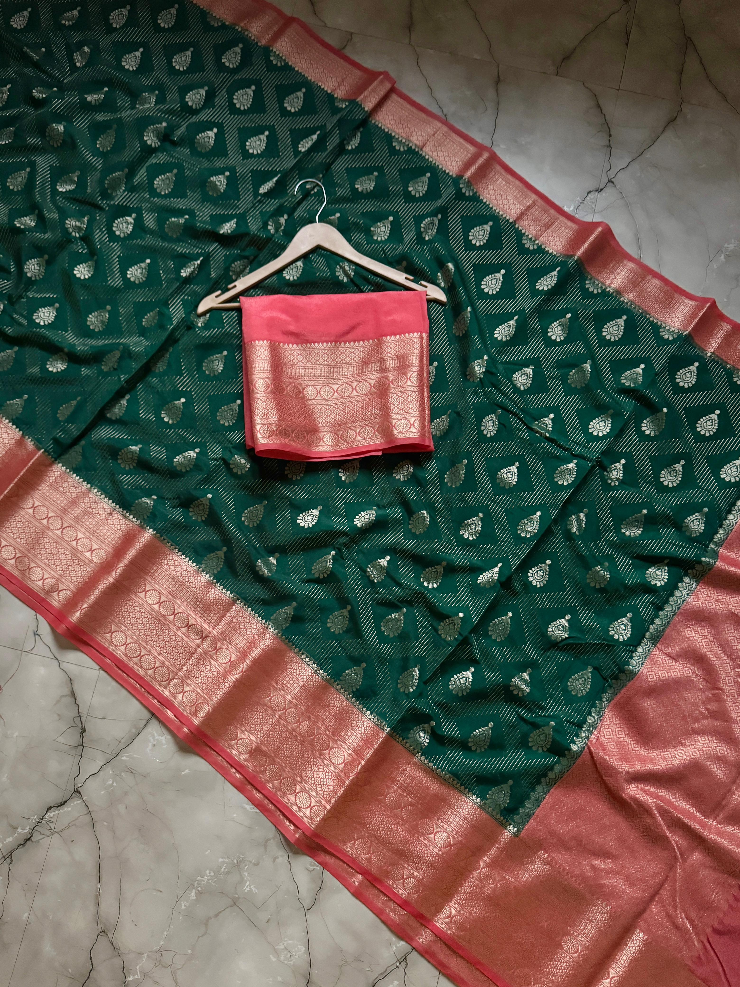 Banarasi Handloom Chiniya Silk