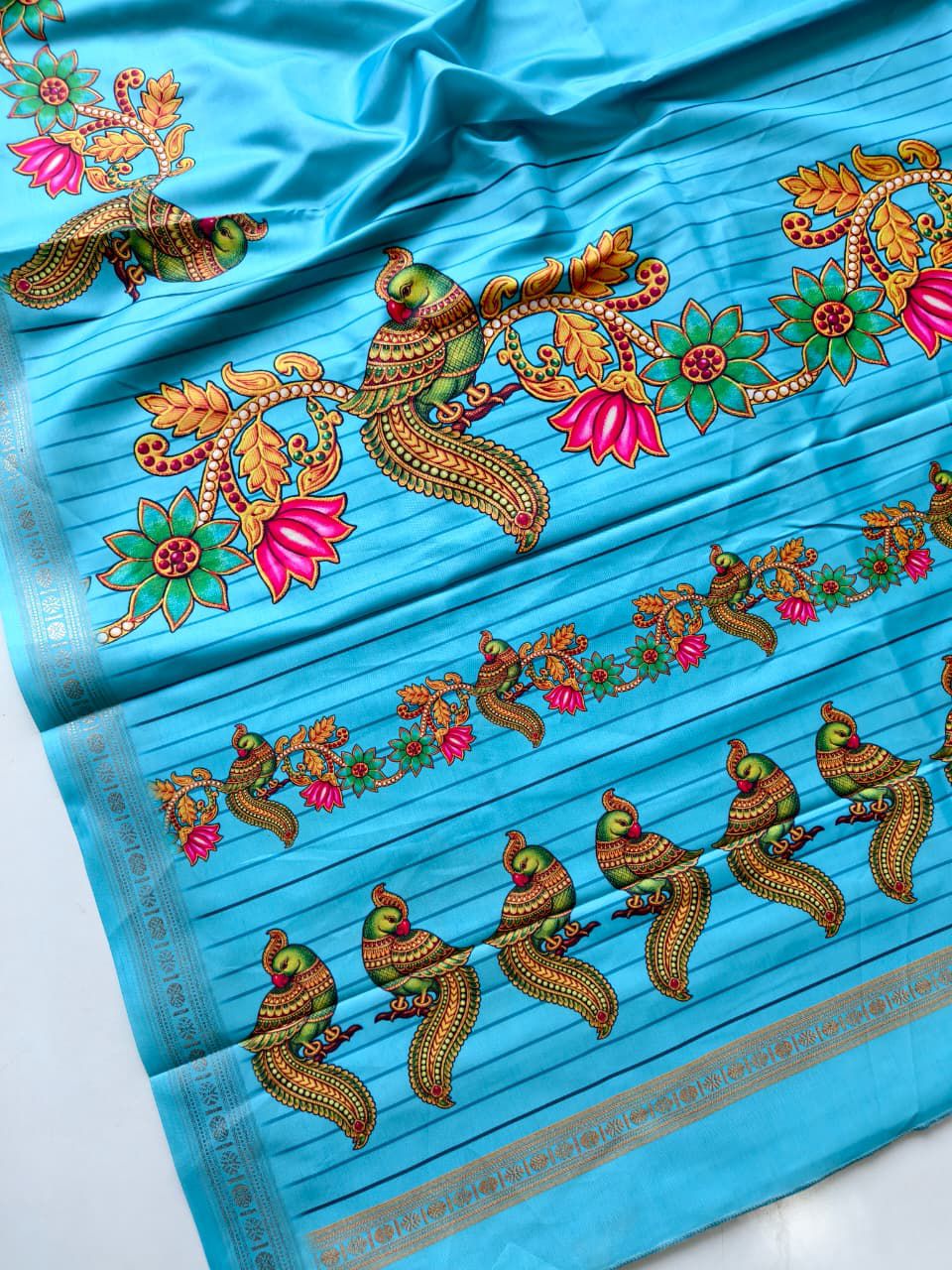 Tanjaore Soft Silk Sarees