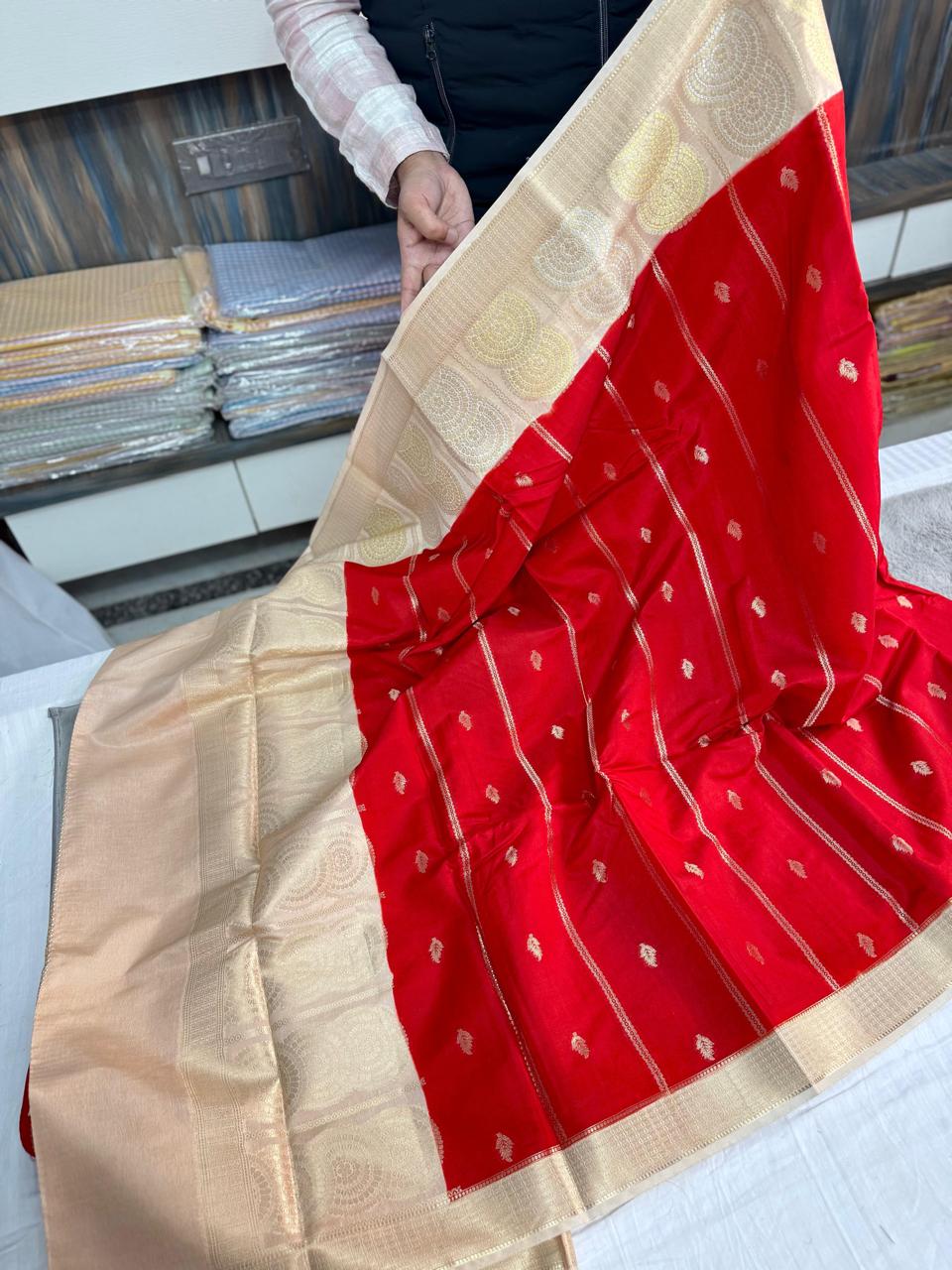 Premium Raw Mango Silk Sarees