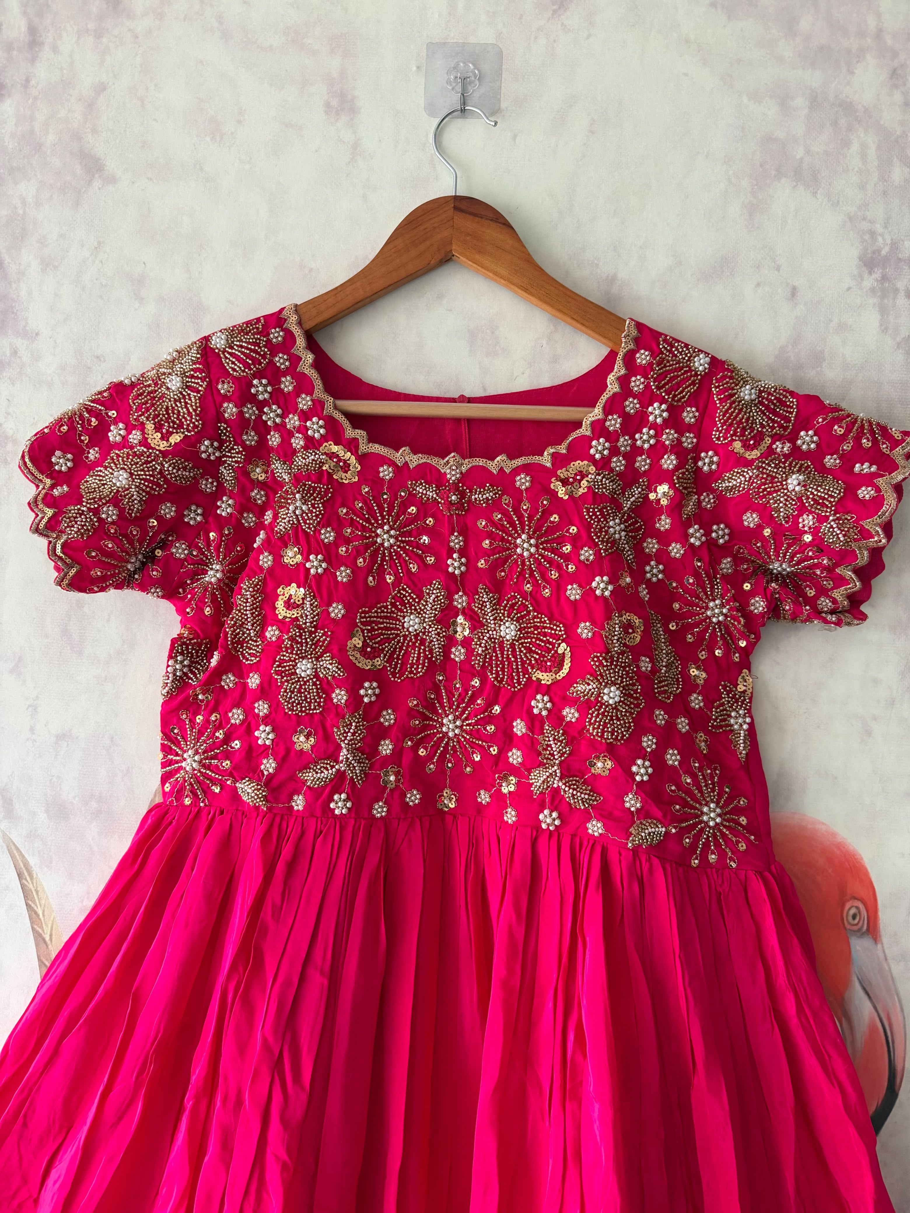 Customized maggam work frock