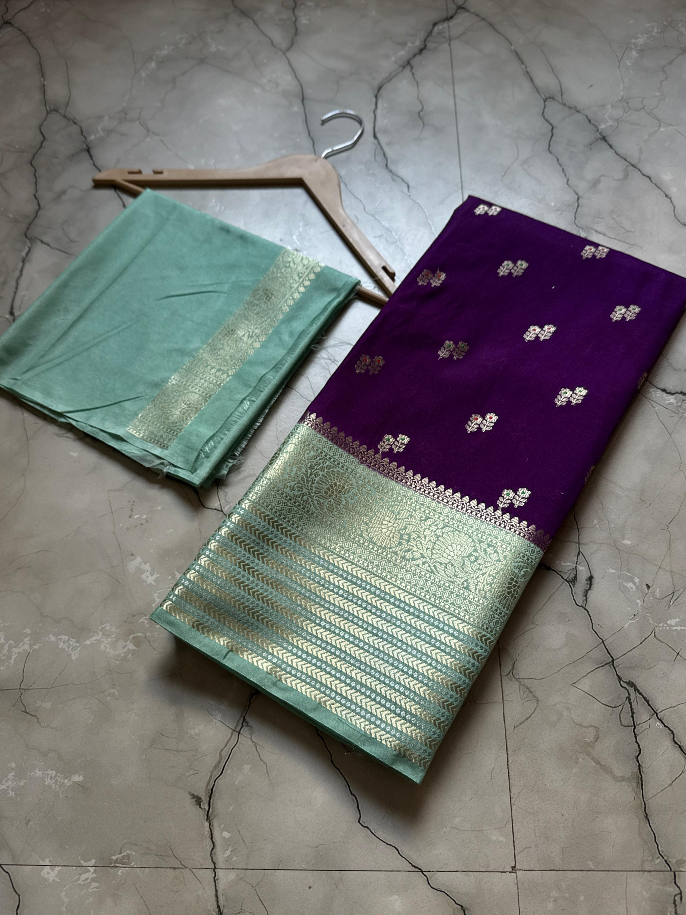 Banarasi Raw Mango Silk Sarees