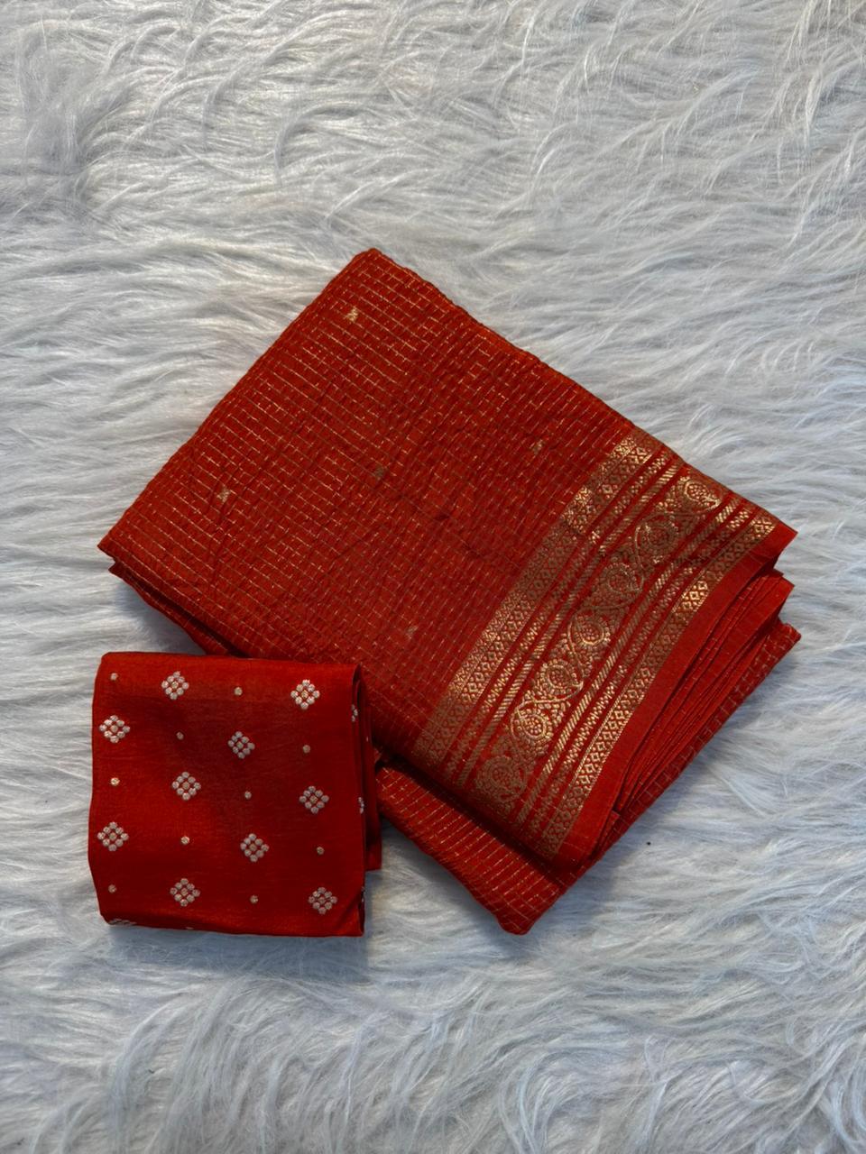Pure Viscose Chinnon Sarees
