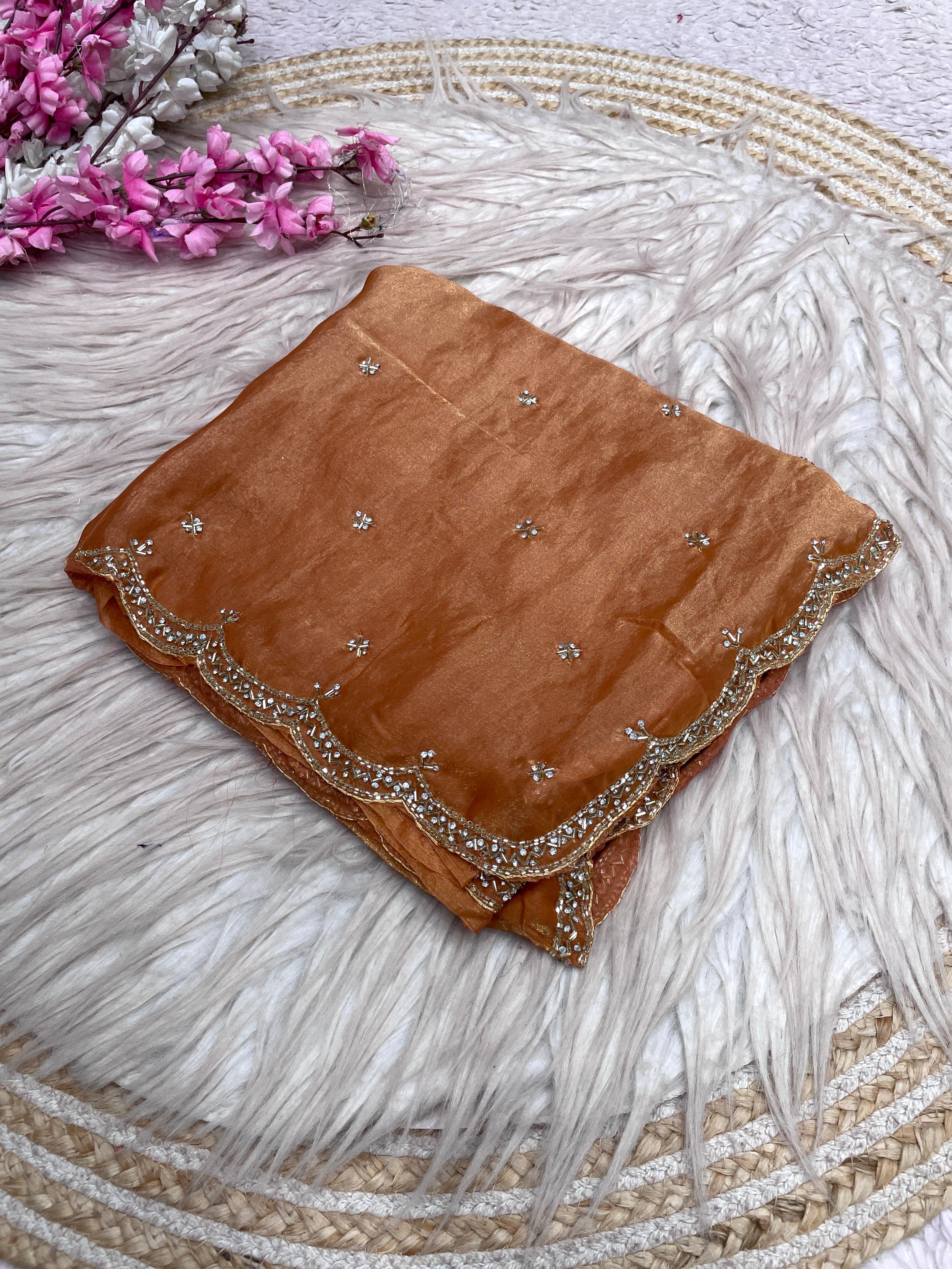 20+ Colors in Celebs Favorite Space Silk Fandy Satin Silk Sarees