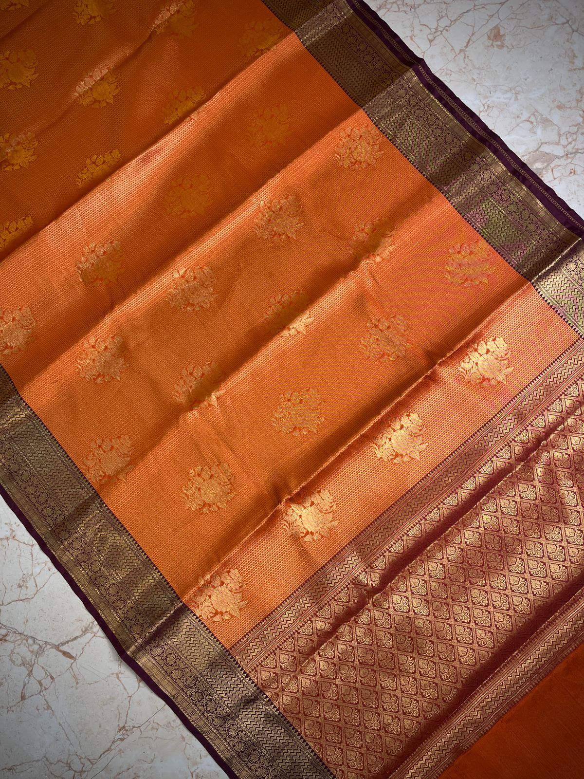 Soft Banarasi Semi Silk Gadwal Saree