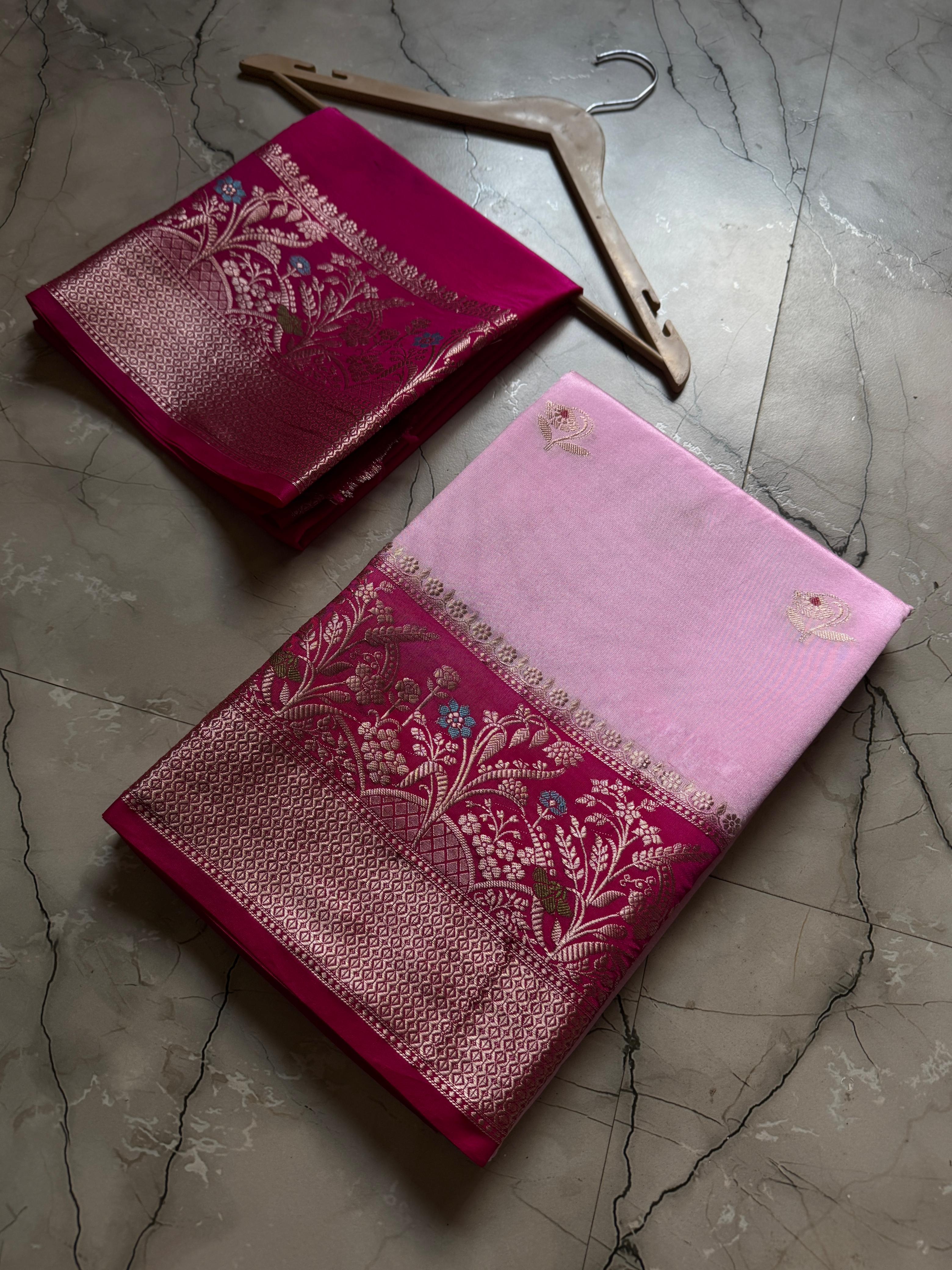 Banarasi Semi Katan Soft Silk Sarees