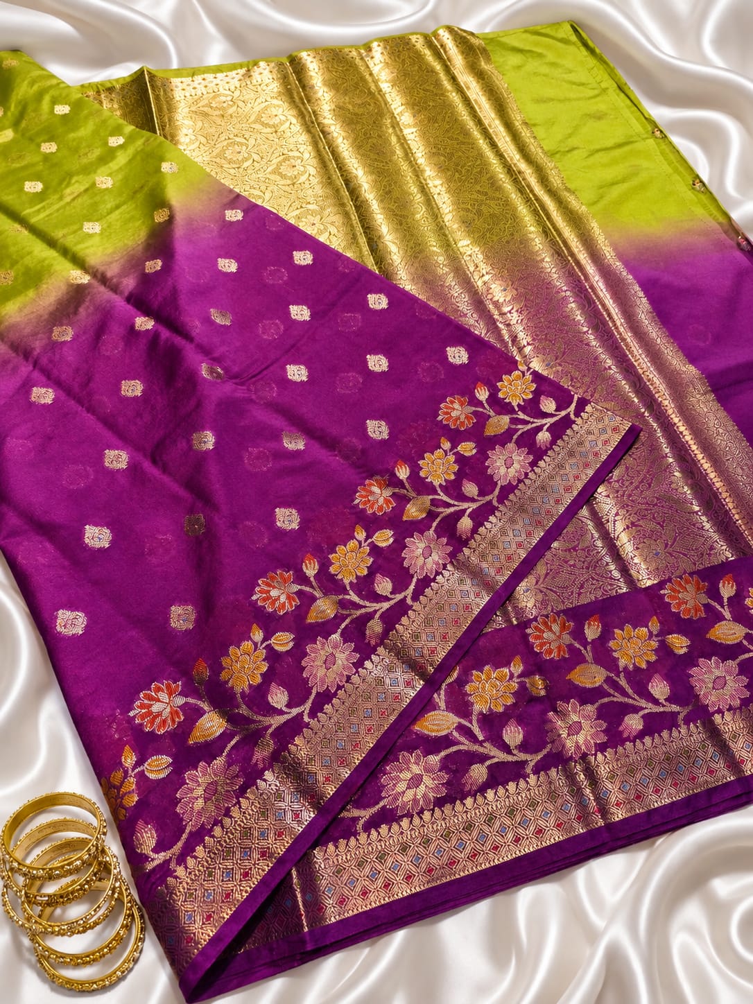 Banarasi Viscose Soft Silk Sarees