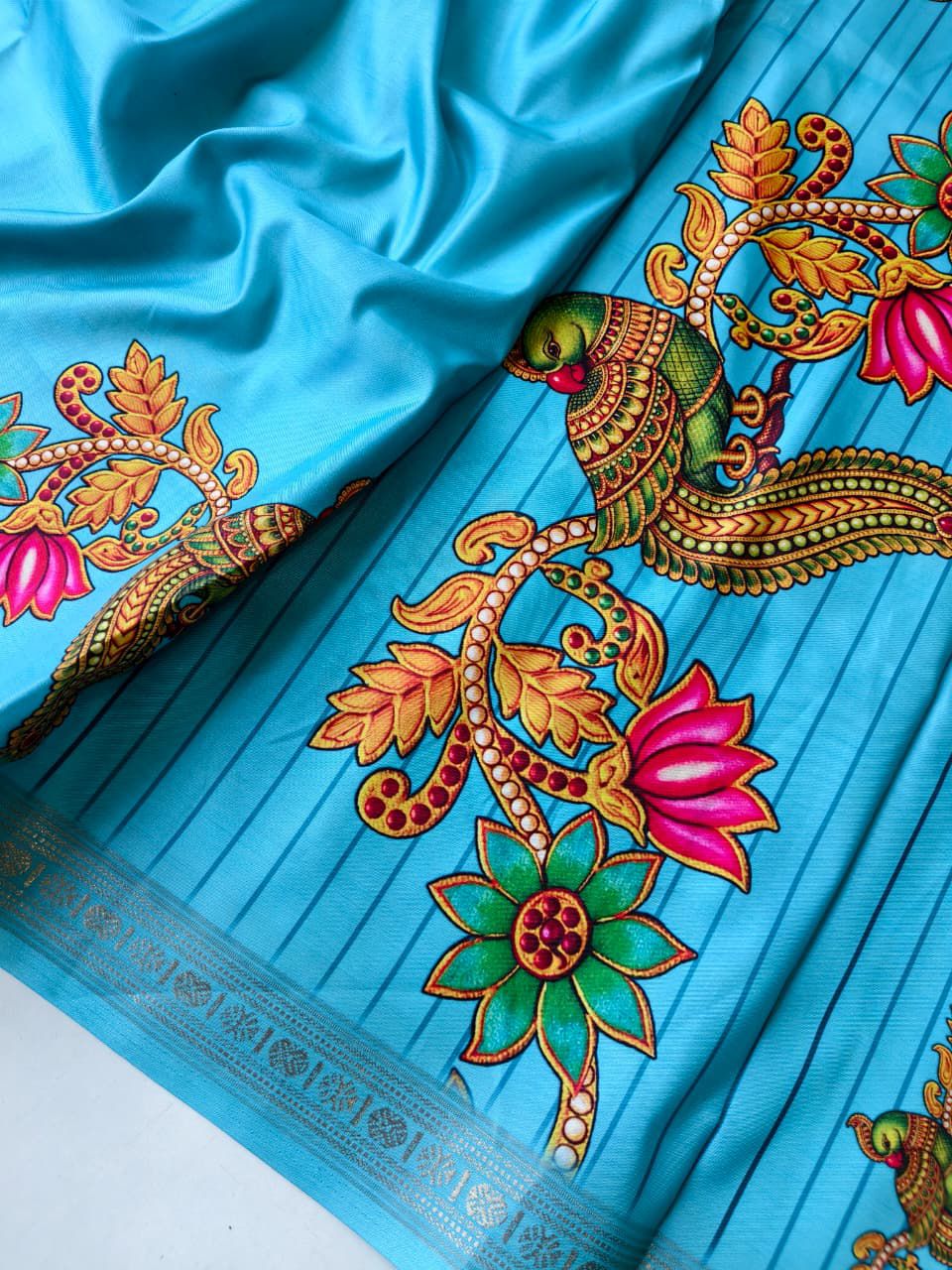 Tanjaore Soft Silk Sarees