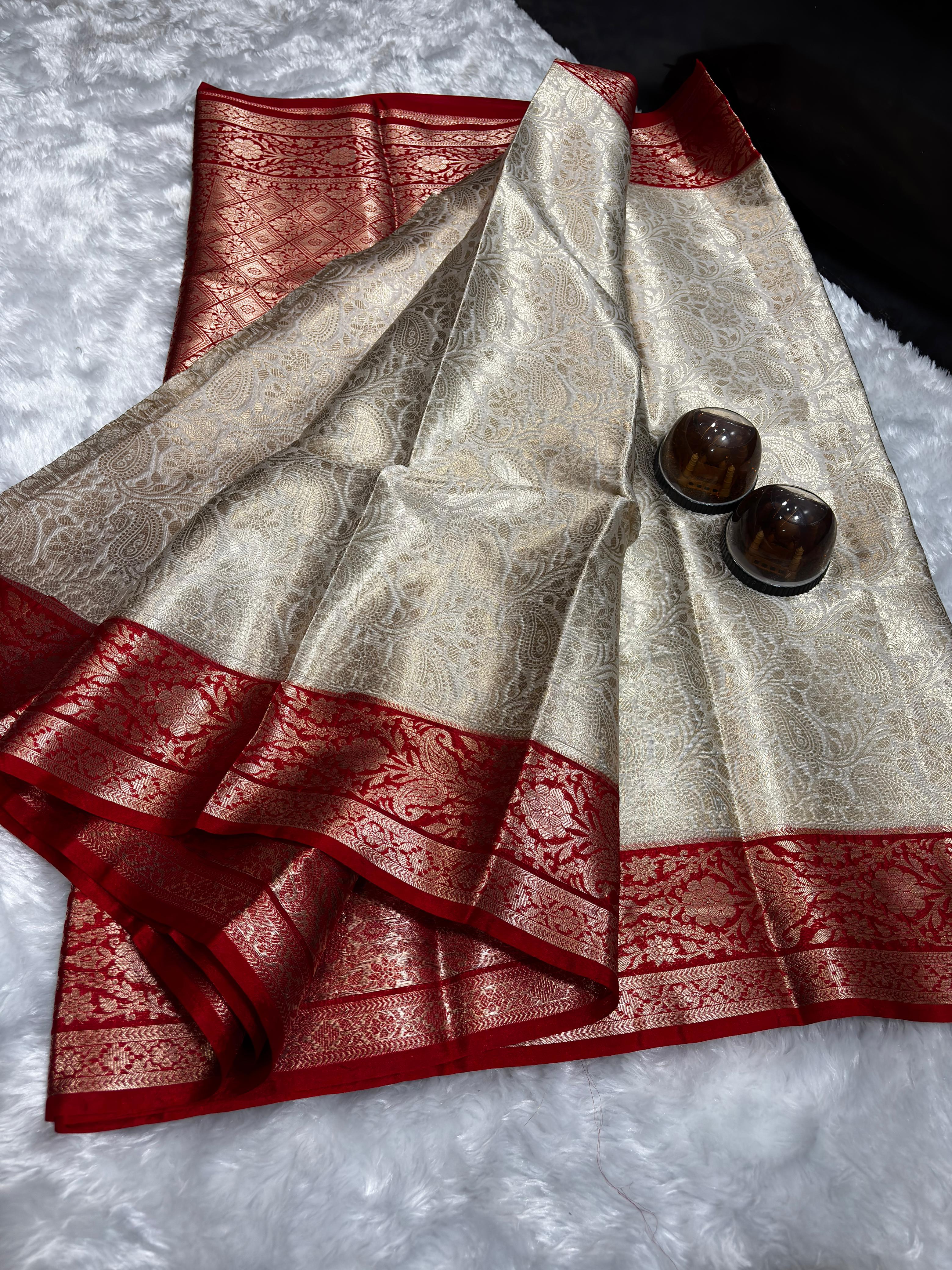 PREMIUM BANARASI DYBLE DUPIYAN SOFT SILK SAREE