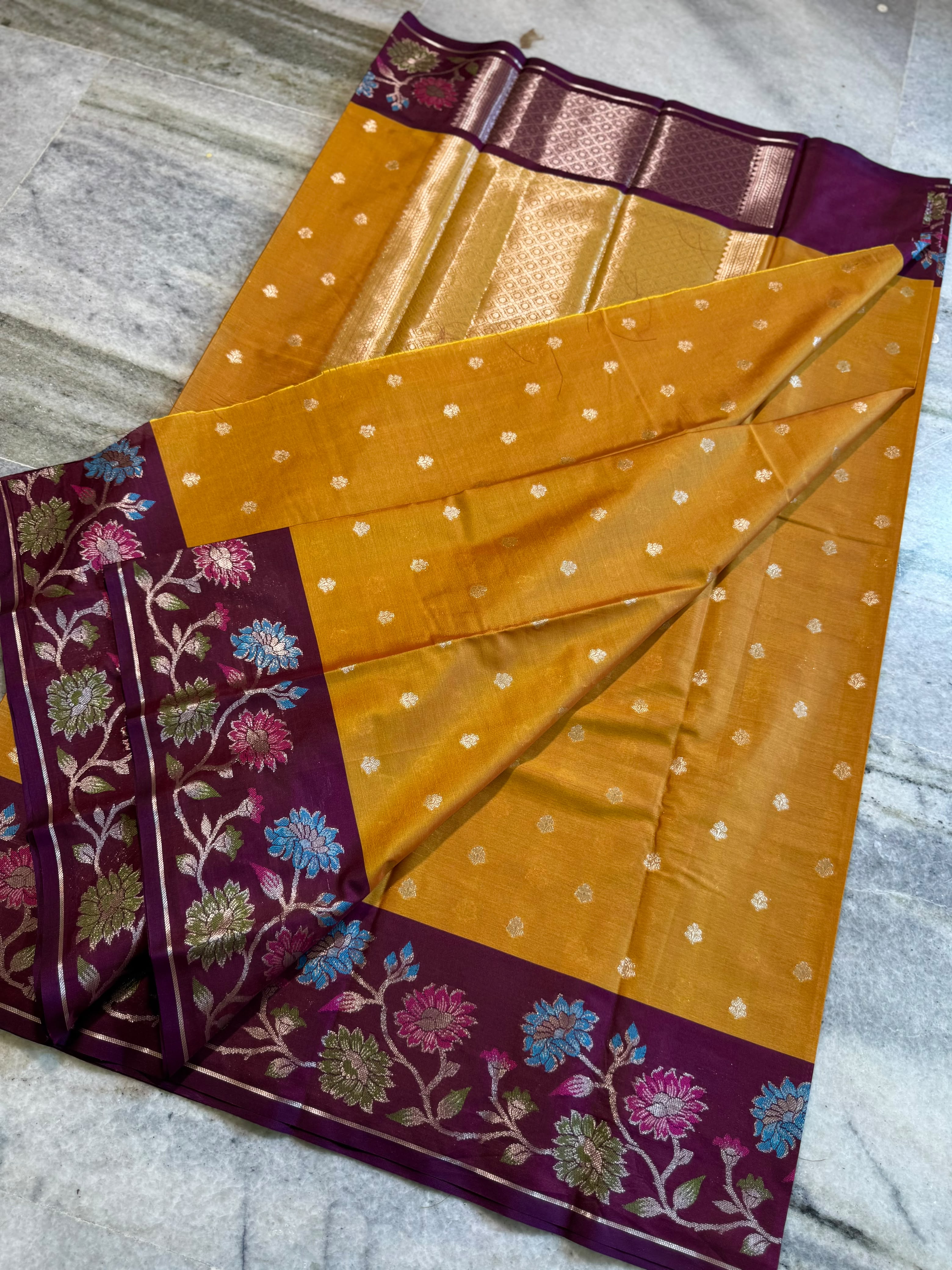 Soft Banarasi Semi Katan Silk Saree