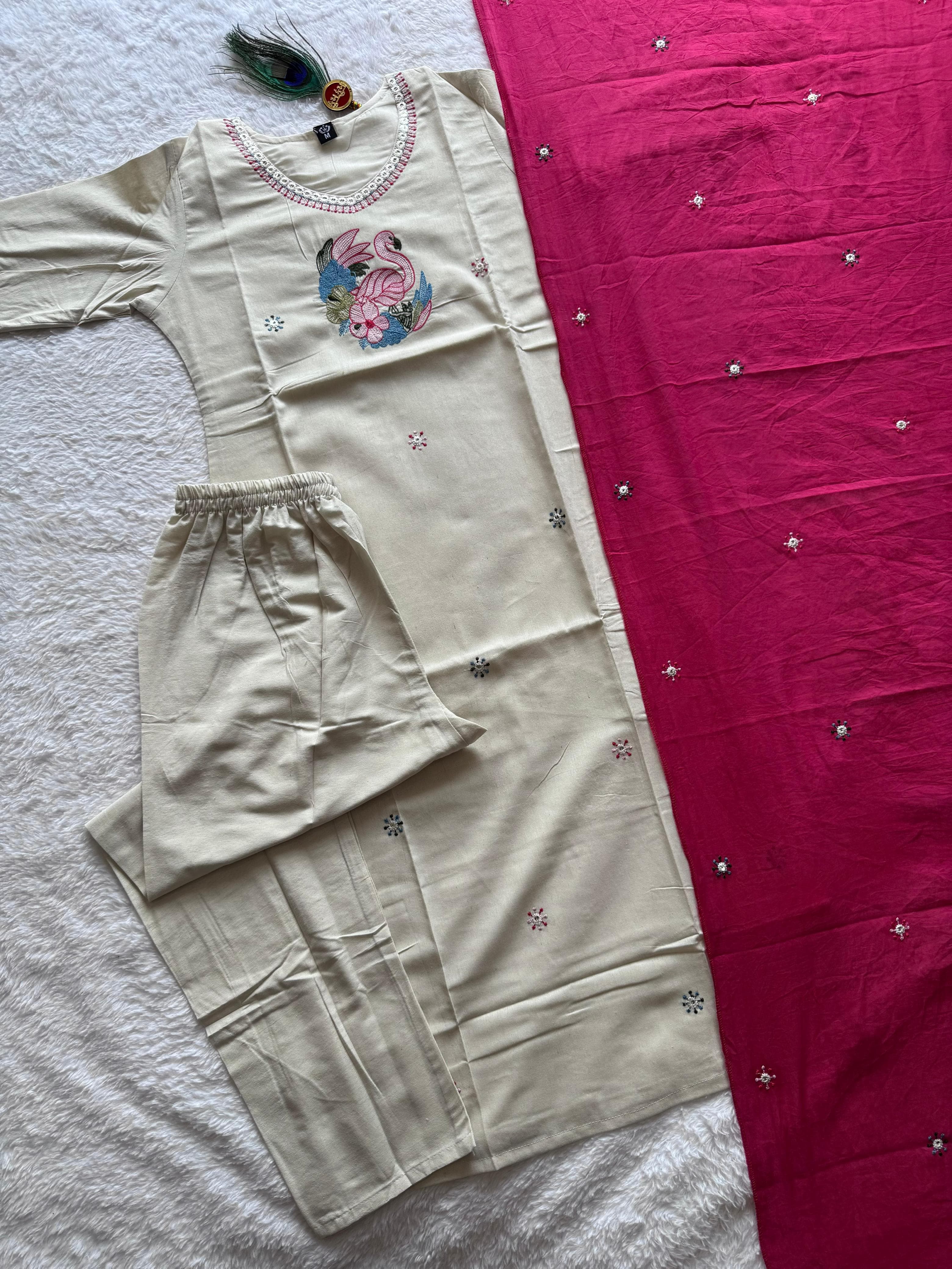 Pure Cotton Kurta Set