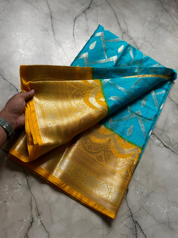 Banarasi Handloom Semi Georgette Saree