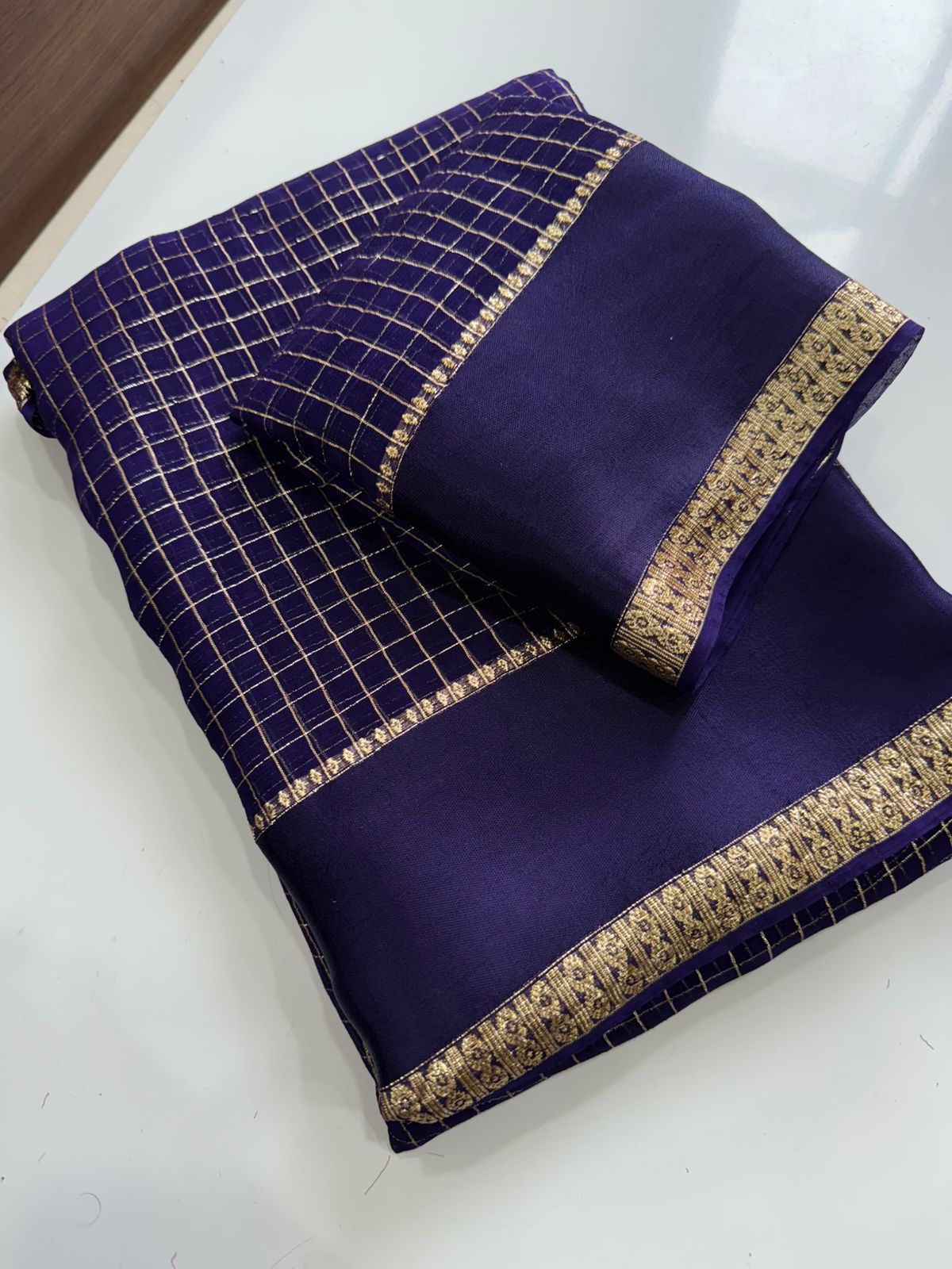 Soft Viscose Georgette Sarees with Running Blouse