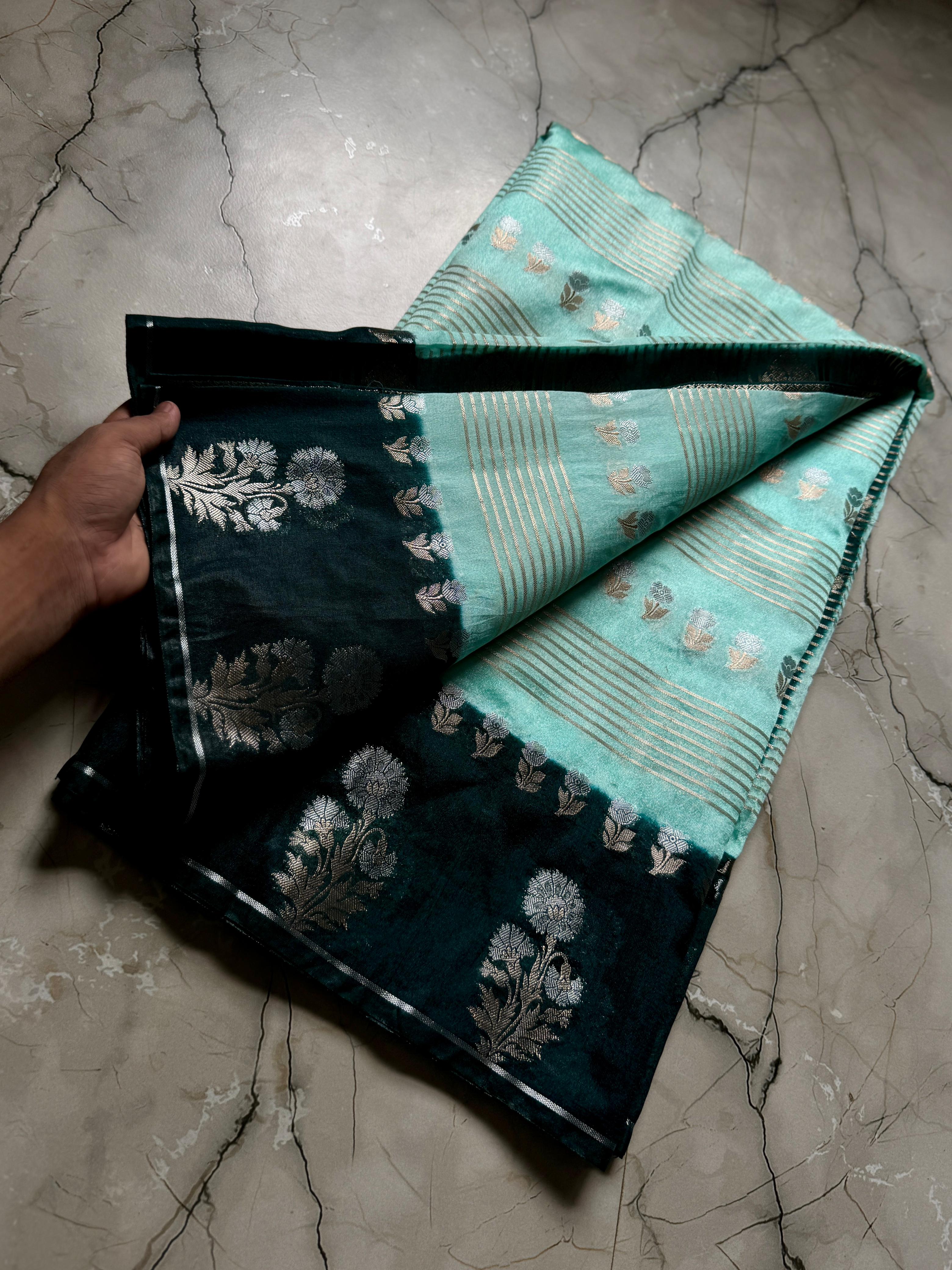 Banarasi Semi Georgette Handloom saree