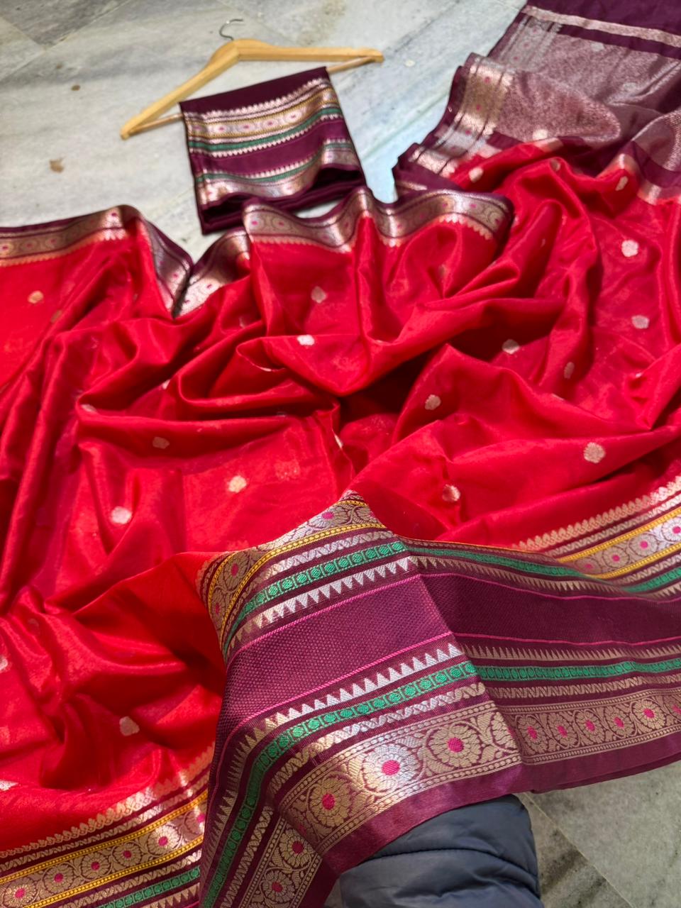 Soft Banarasi Warm Silk Sarees