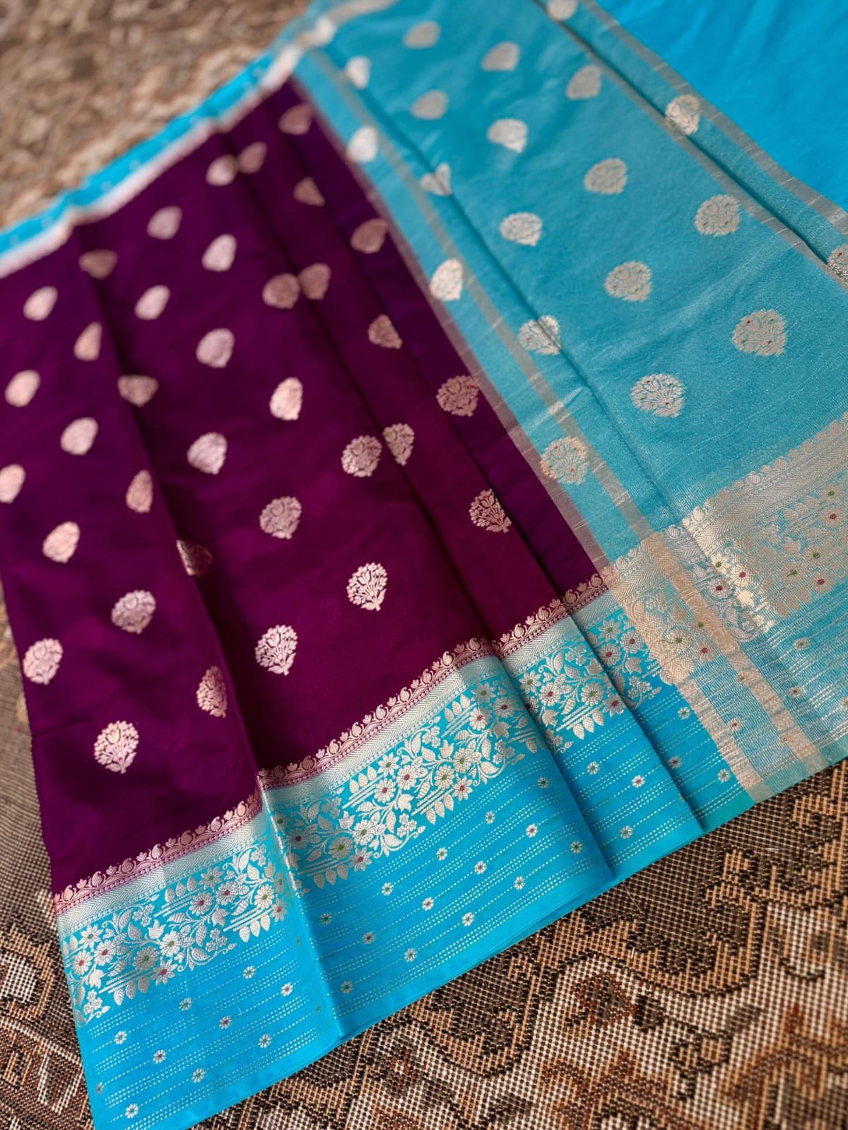Banarasi Semi Katan Silk Saree
