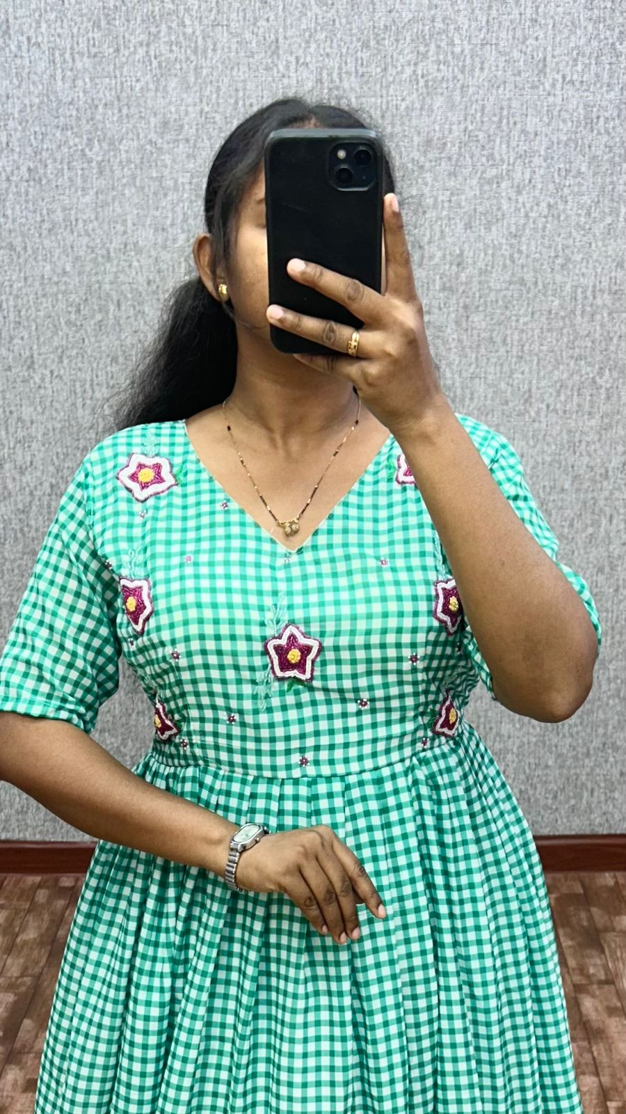 Cambric Cotton Designer Frocks