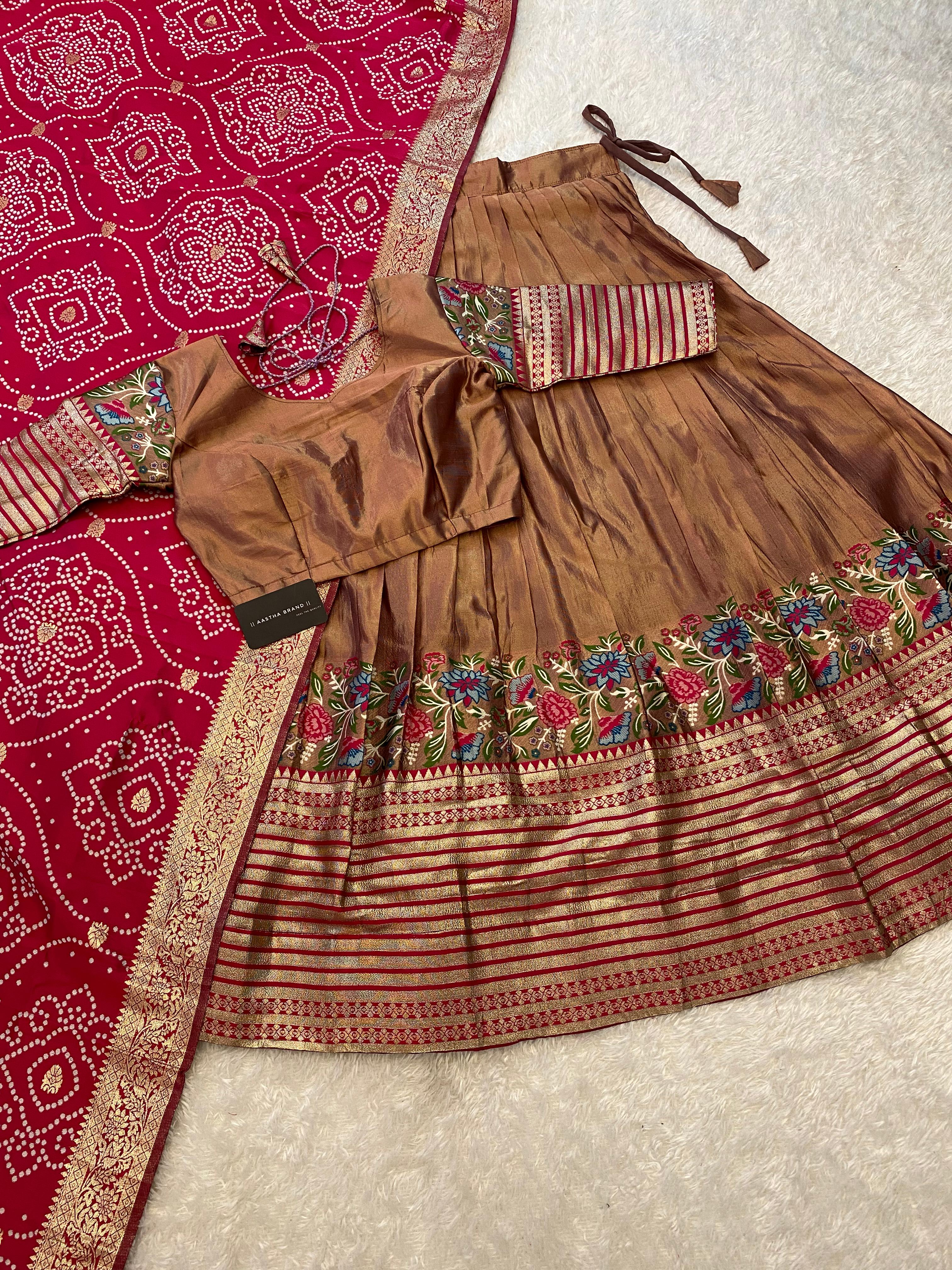 Soft Tissue Pythani Lehenga