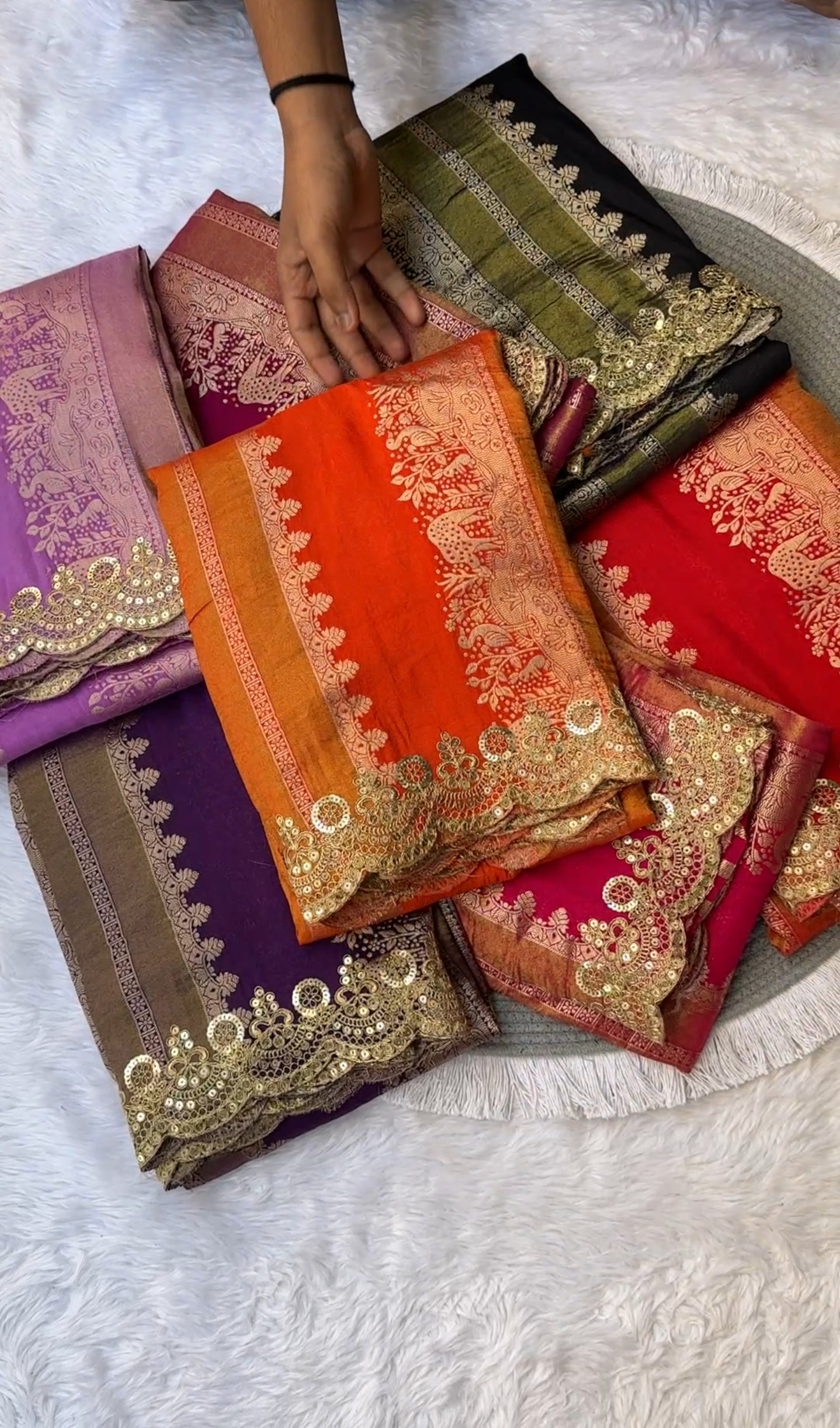 Khadi Georgette Silk Weaving Saree's
