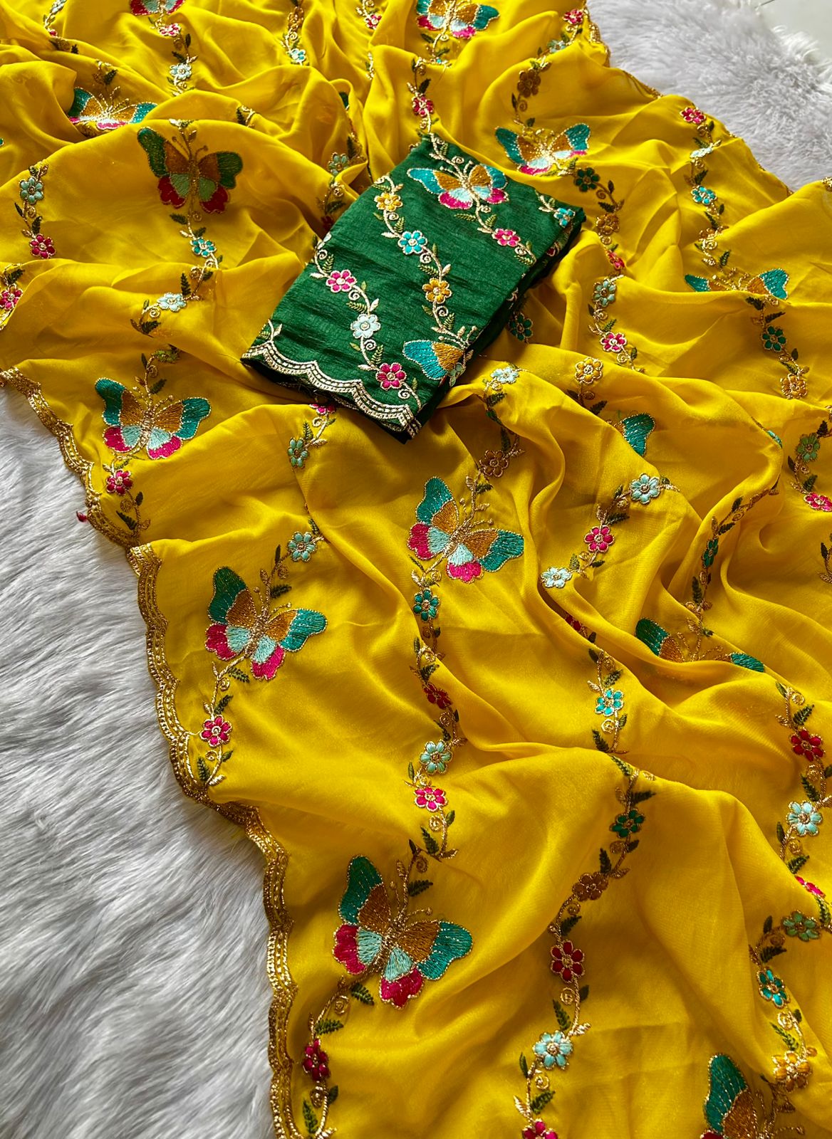 Designer Star Georgette Saree